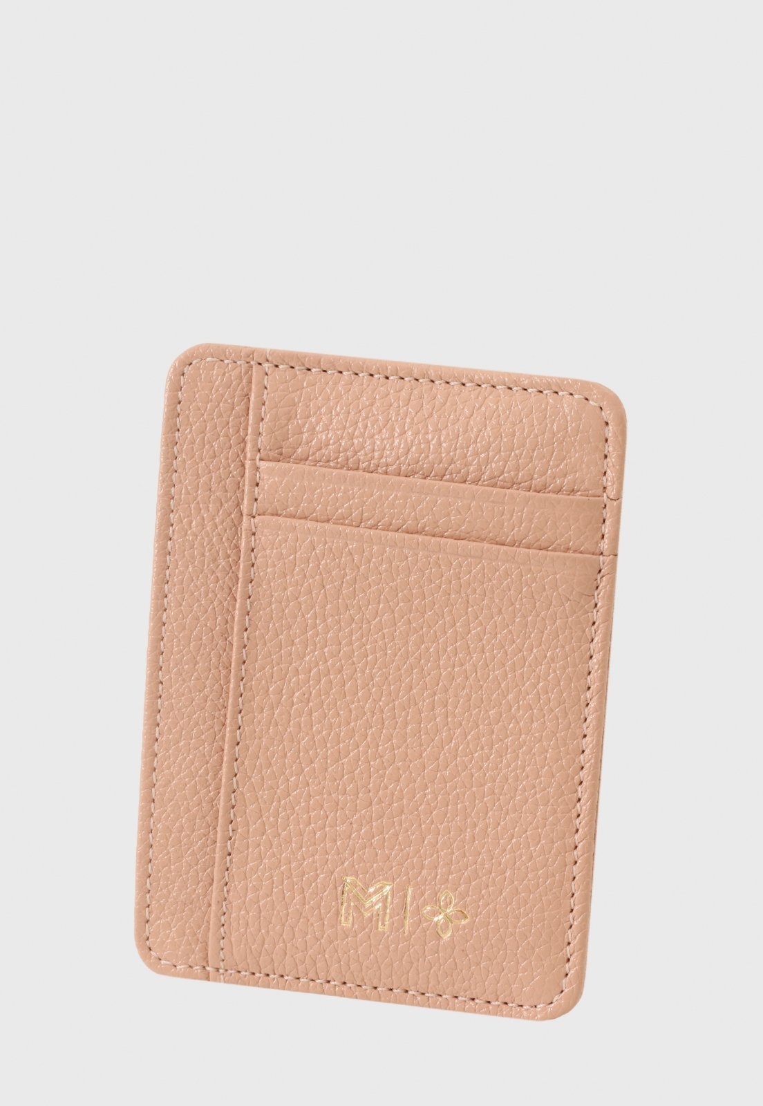 Porta-Cartão de Couro Mariart 723 Creme