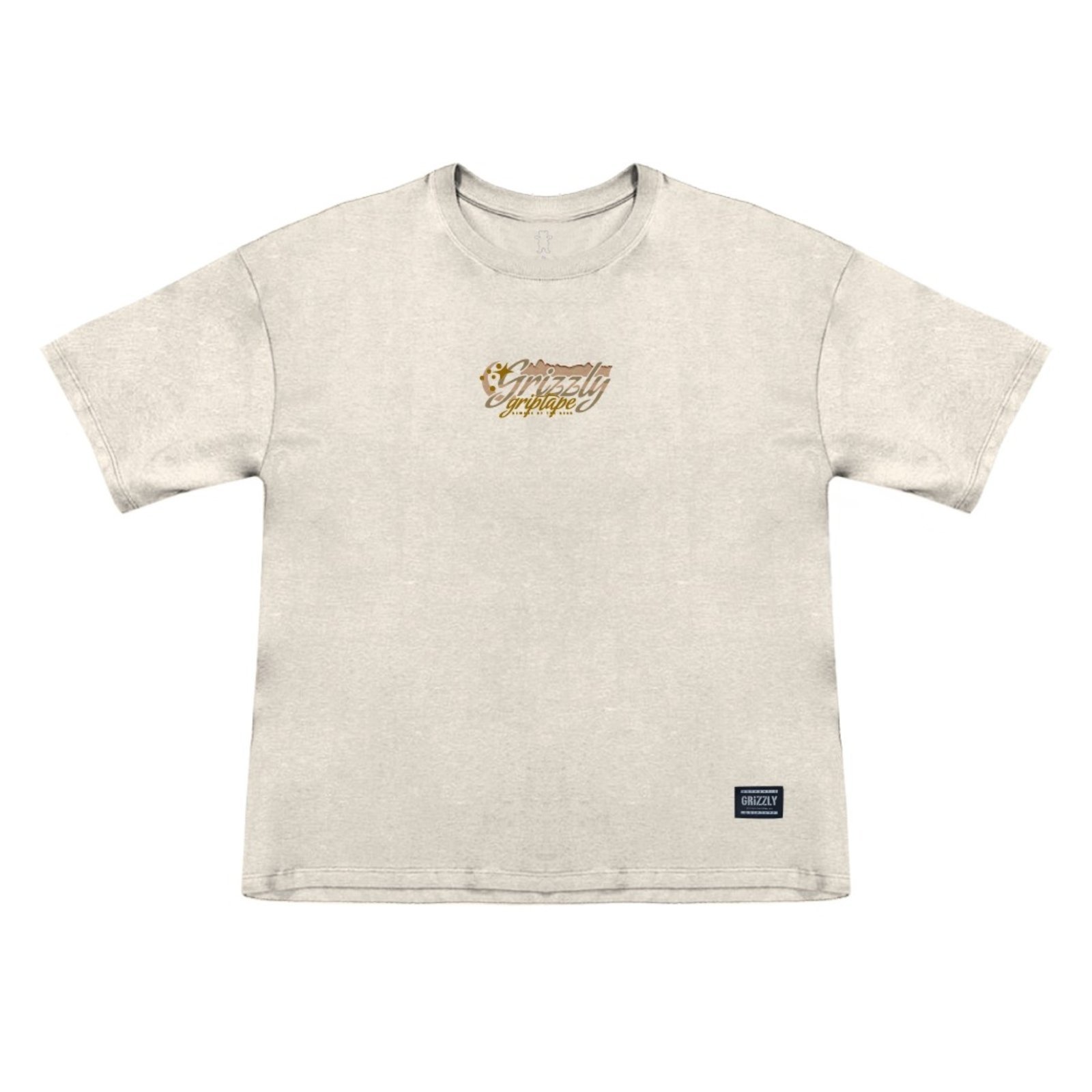 Camiseta Grizzly Script Oversized Tee - V26GRC12 - CREAM