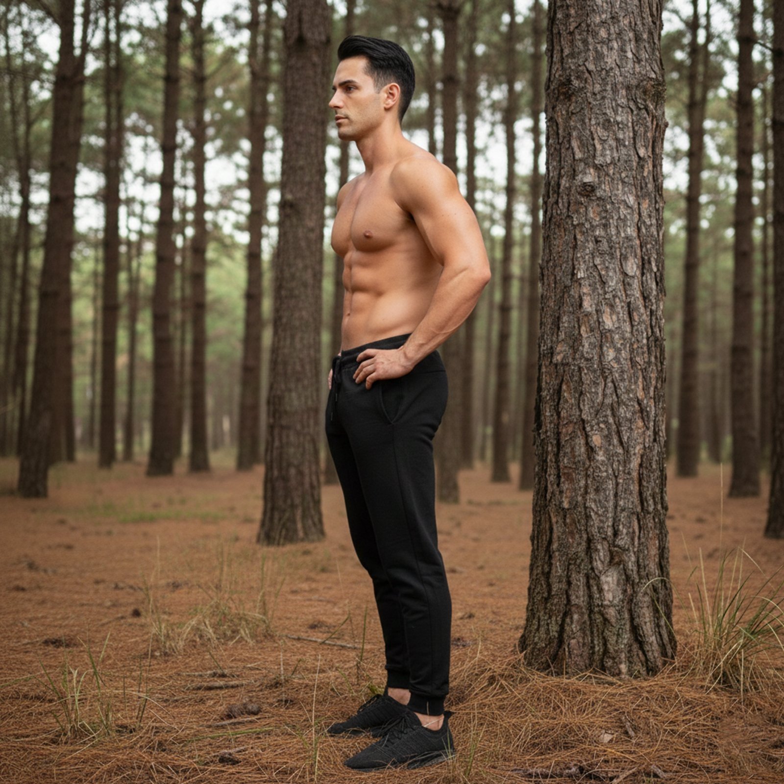 Calça de Moletom Preto