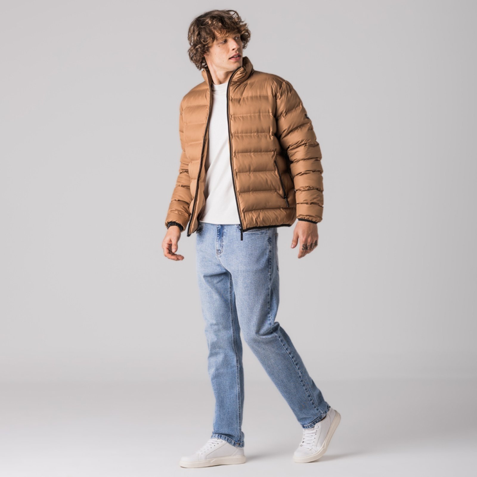 Jaqueta Masculina Rock e Soda Marrom