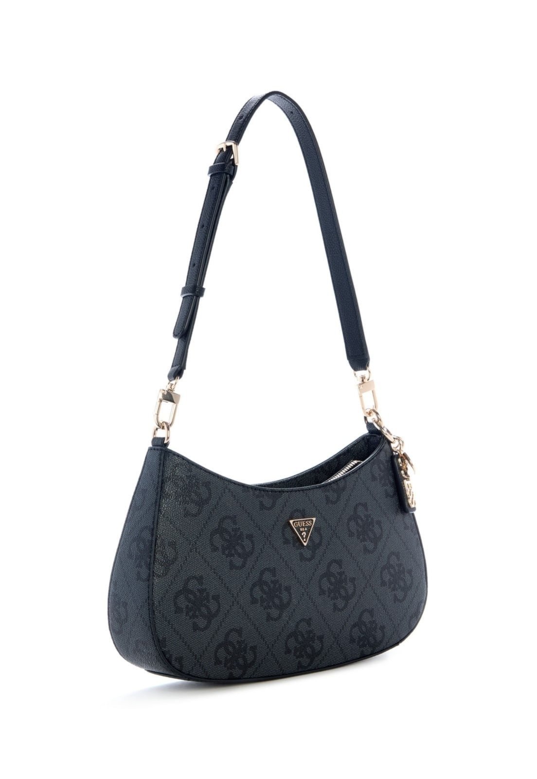 Vista 3 Bolsa Guess Noelle Ii Top Zip Shoulder Bag cinza cinza