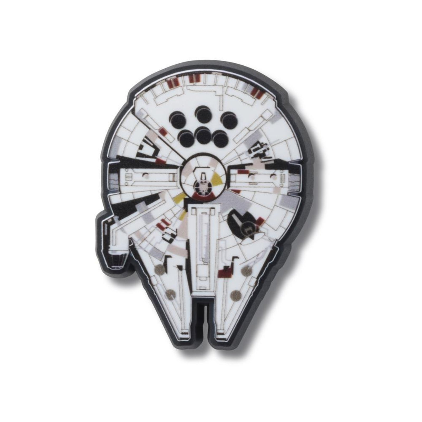 Vista 2 Infantil - Jibbitz™ Star Wars Millennium Falcon Crocs branco Crocs branco