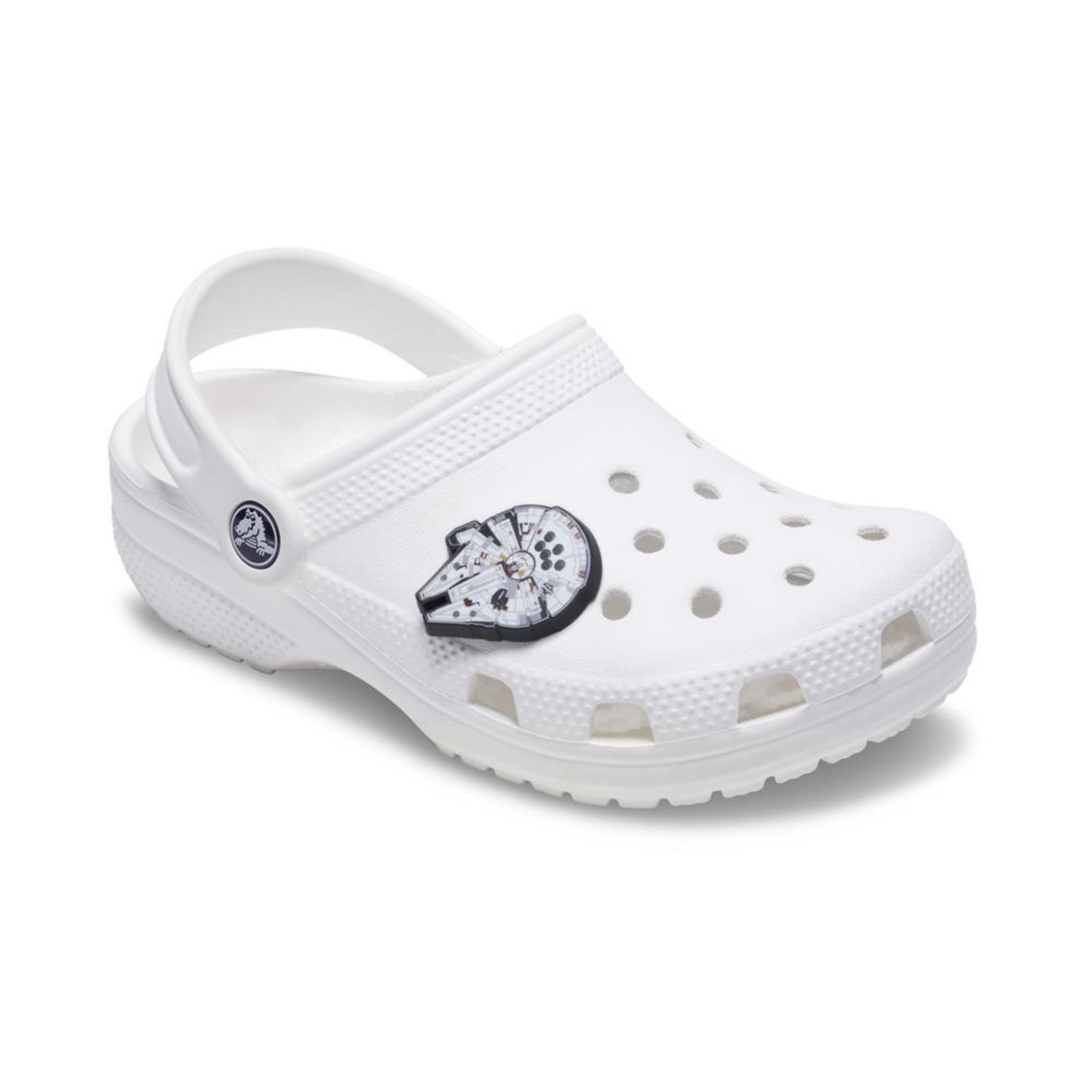 Vista 3 Infantil - Jibbitz™ Star Wars Millennium Falcon Crocs branco Crocs branco