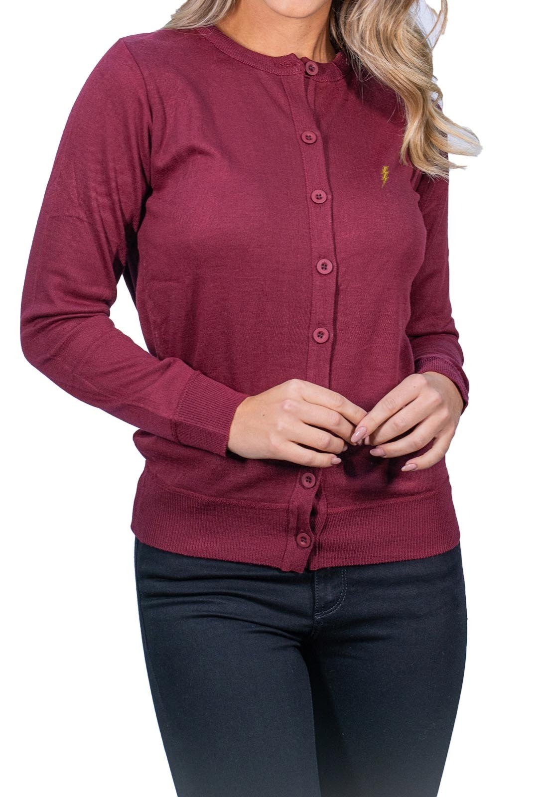 CARDIGAN FEM GOLA CARECA ZOOMP