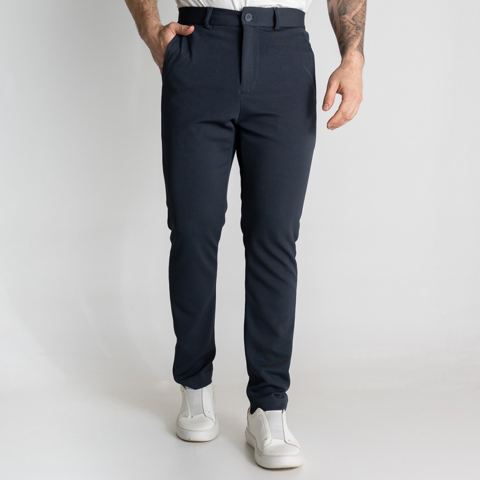 Calça VersatiOld Alfaiataria Slim Chumbo