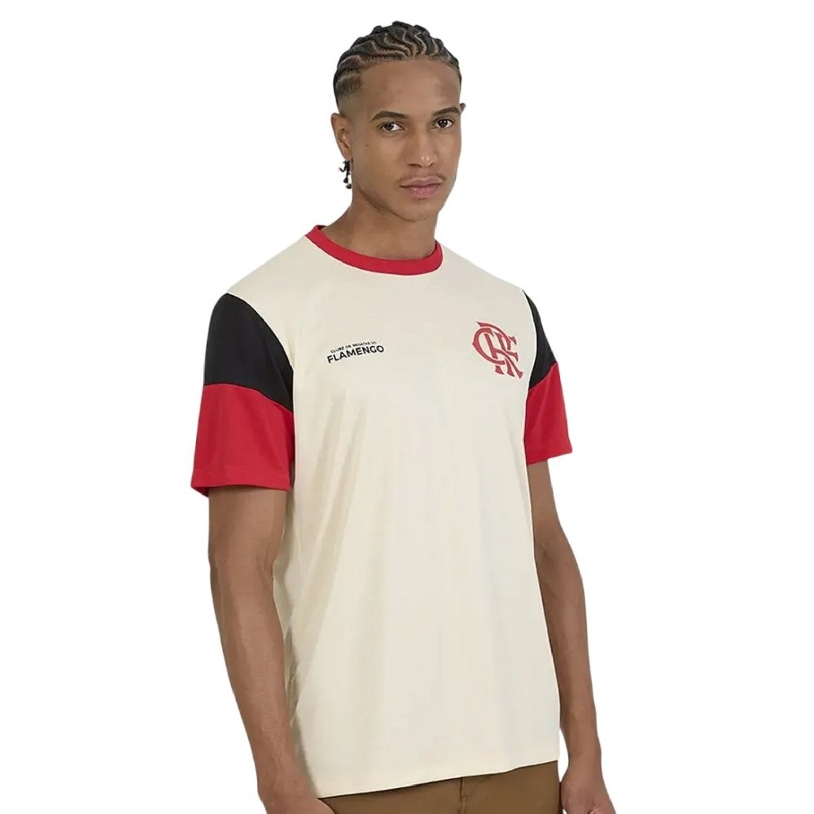 Camiseta Braziline Flamengo Clamor Masculino