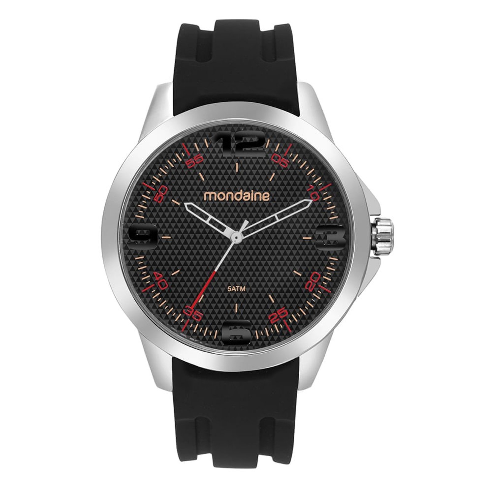 Relógio Masculino Esportivo Prata Mondaine