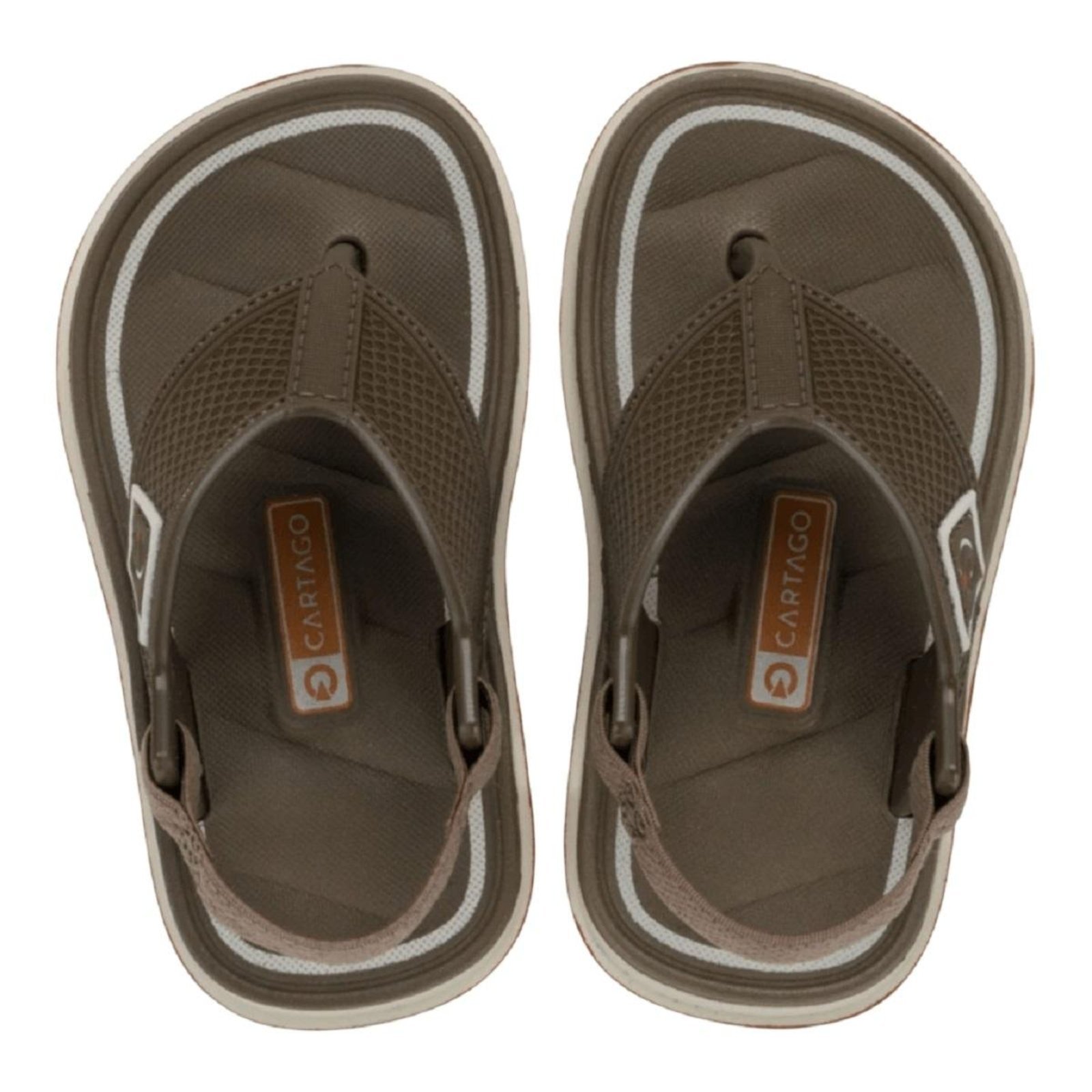 Infantil - Chinelo Menino Cartago Malaga Sport II Marrom