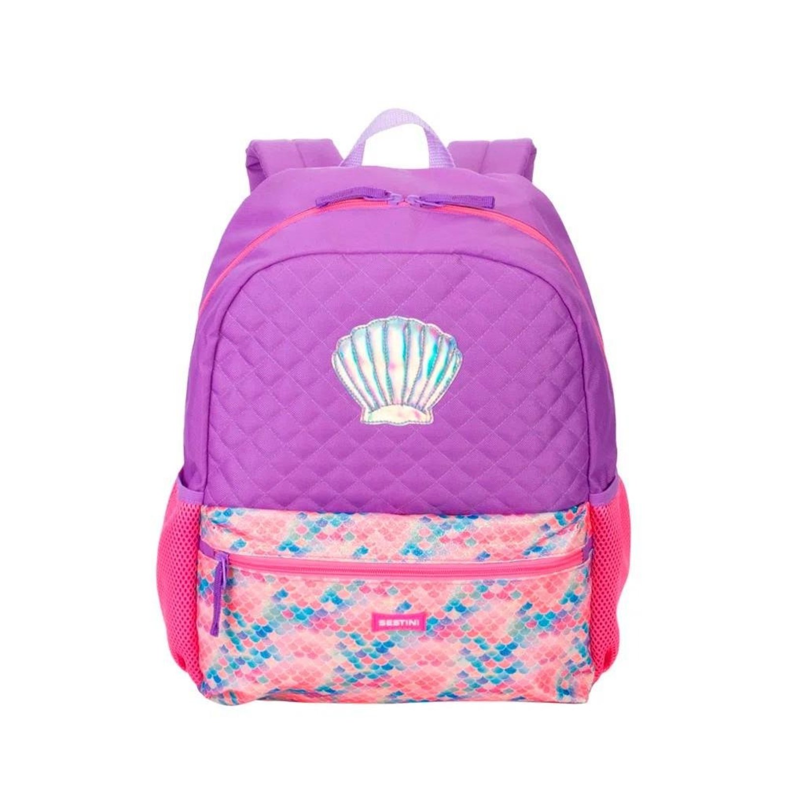 Infantil - Mochila Escolar Sestini M Plus Sereia 2 Roxo