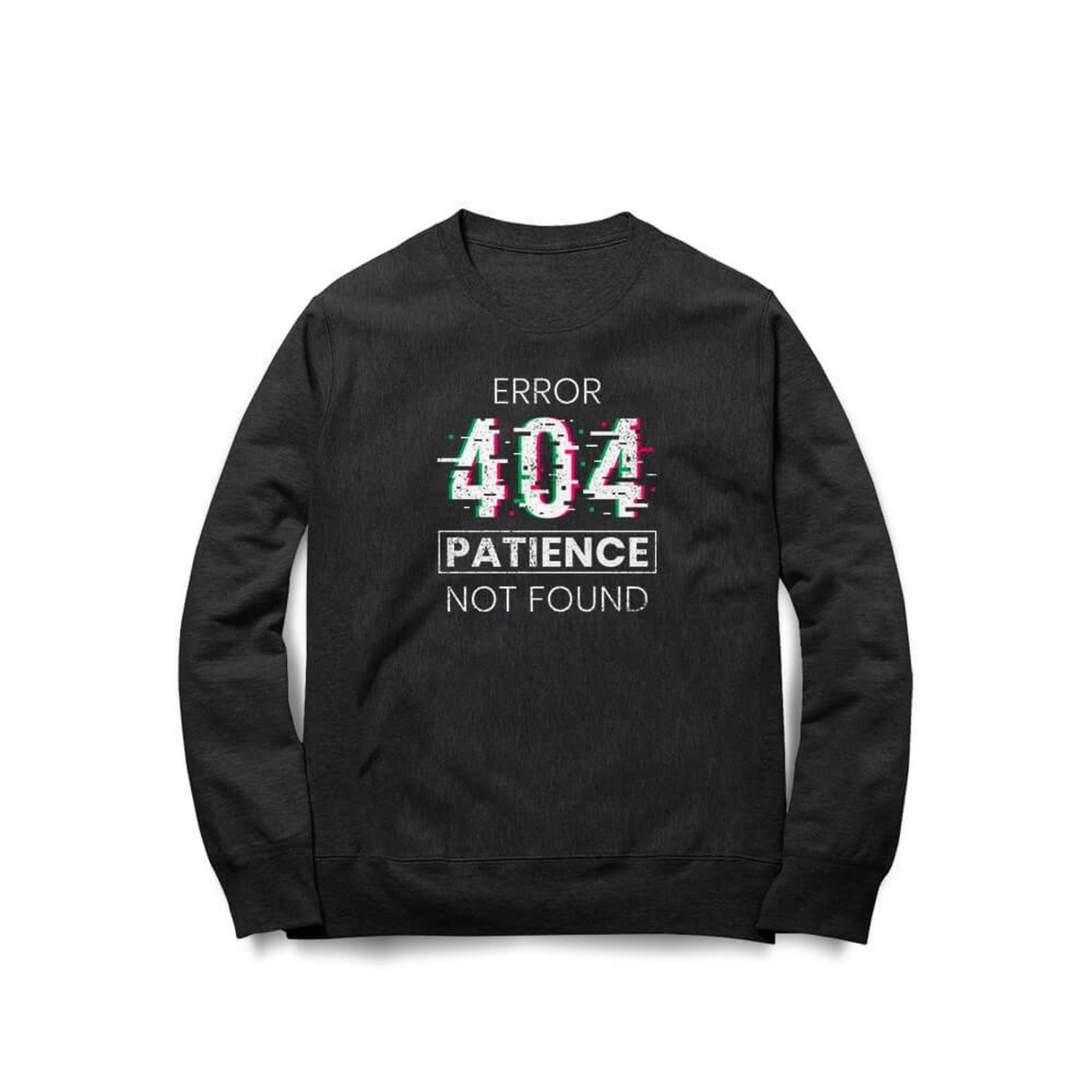 Moletom Patience Not Found - Preto - Casual - Studio Geek