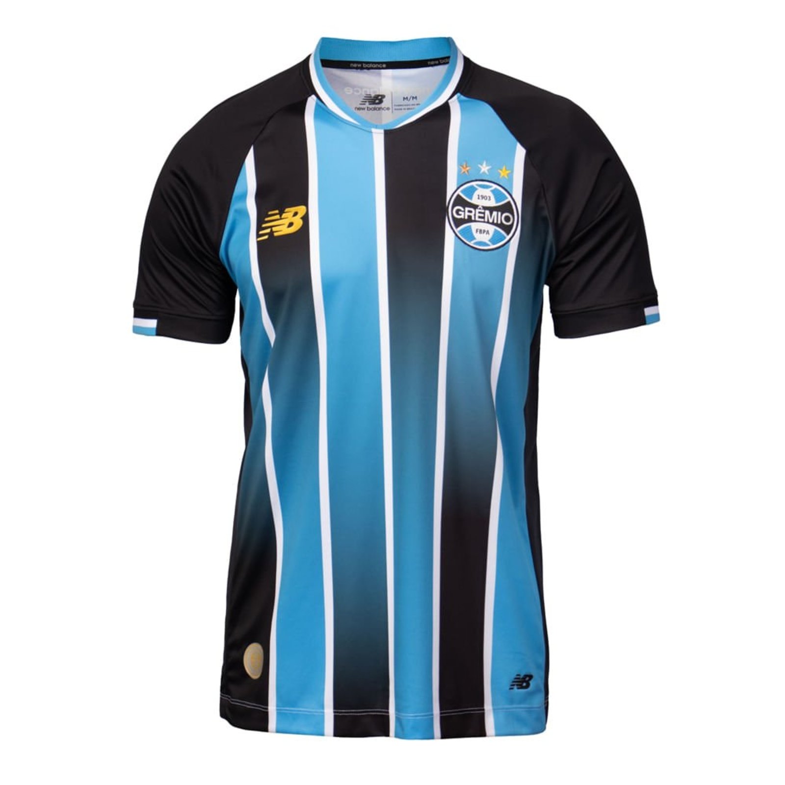 Camiseta Masculina New Balance Grêmio Home Torcedor 2026 Azul