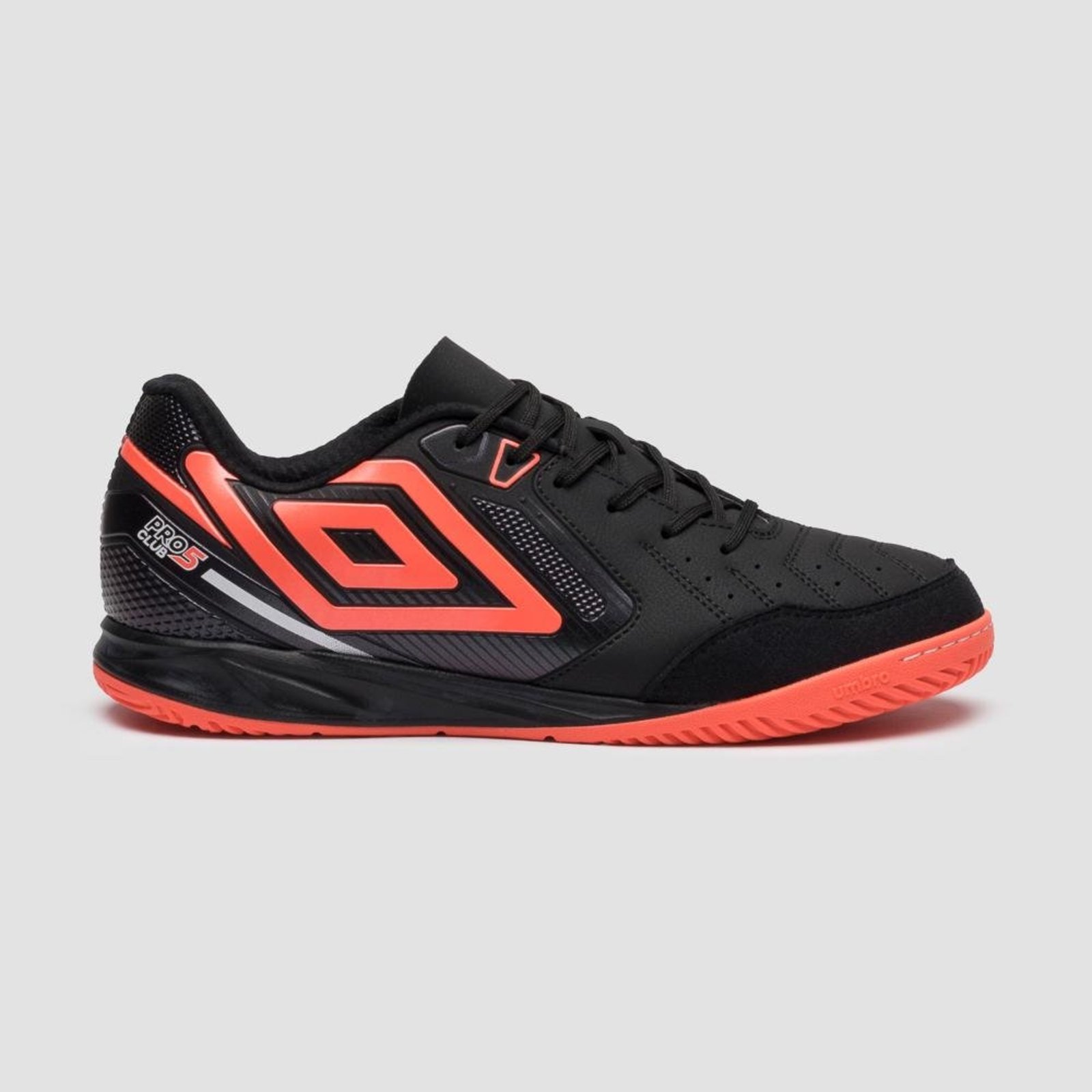 Chuteira Futsal Umbro Pro 5 Bump Club Incolor