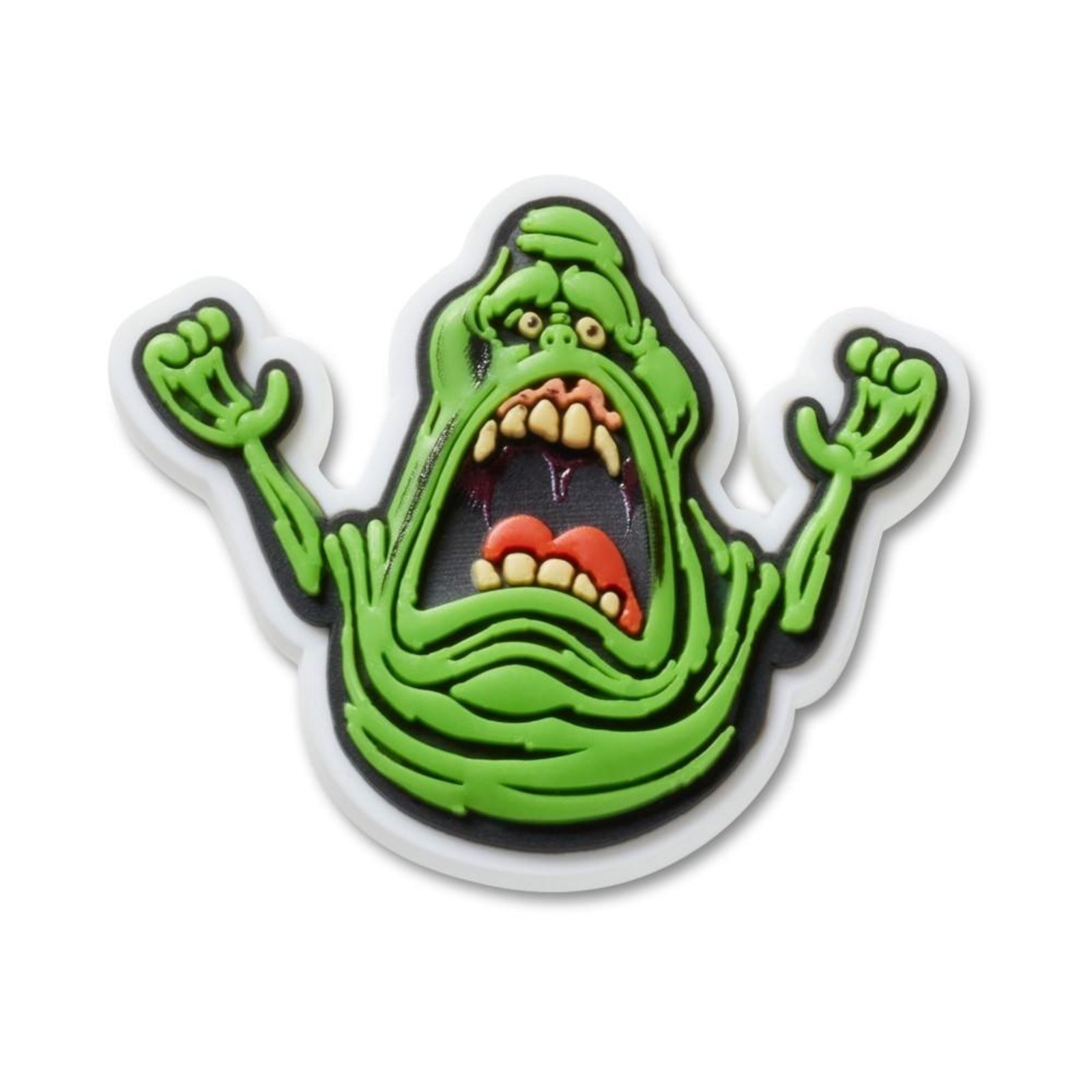 Vista 2 Infantil - Jibbitz™ Ghostbusters Slimer Crocs branco