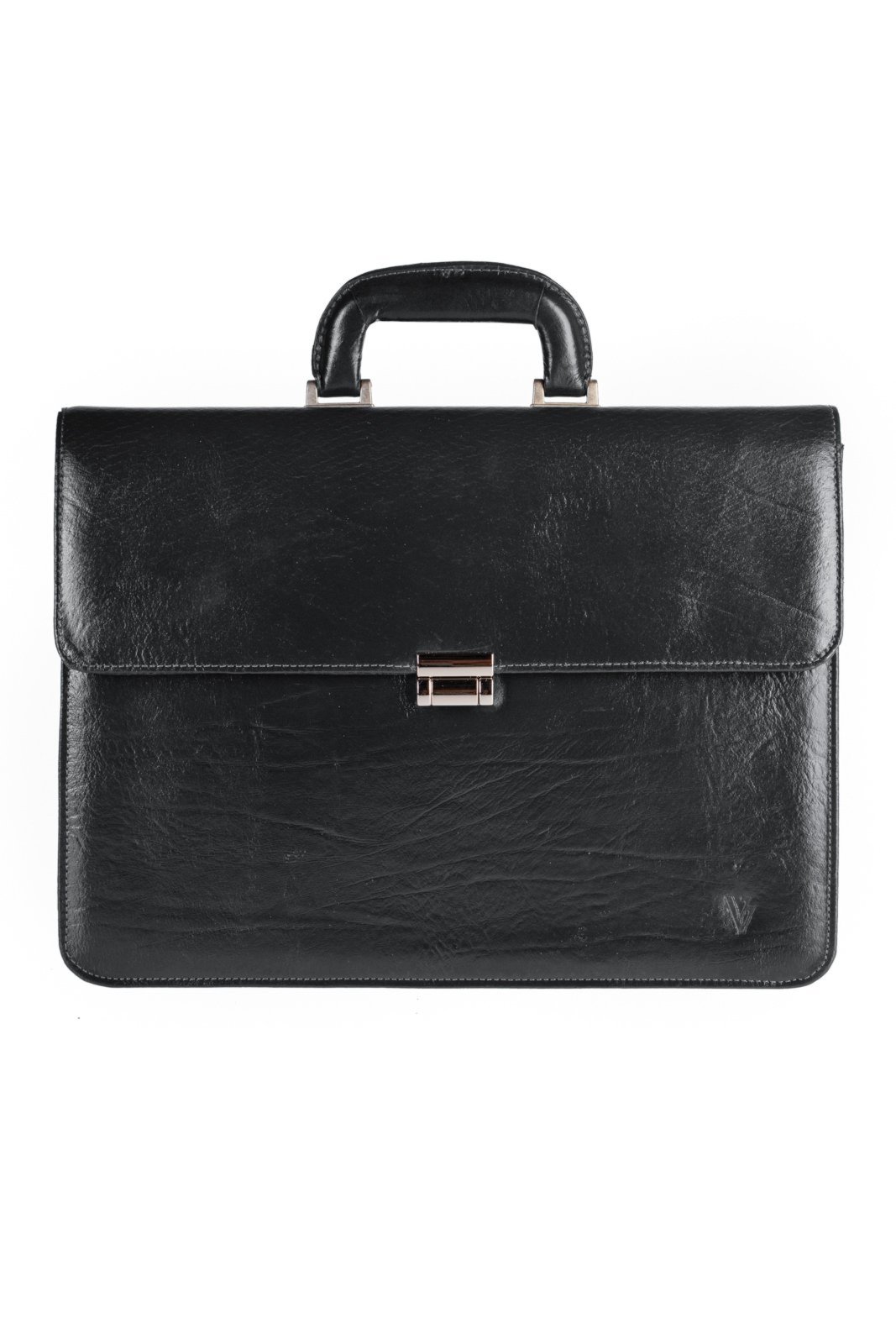Maleta Vira Vento De Couro Masculina Matias – Preto