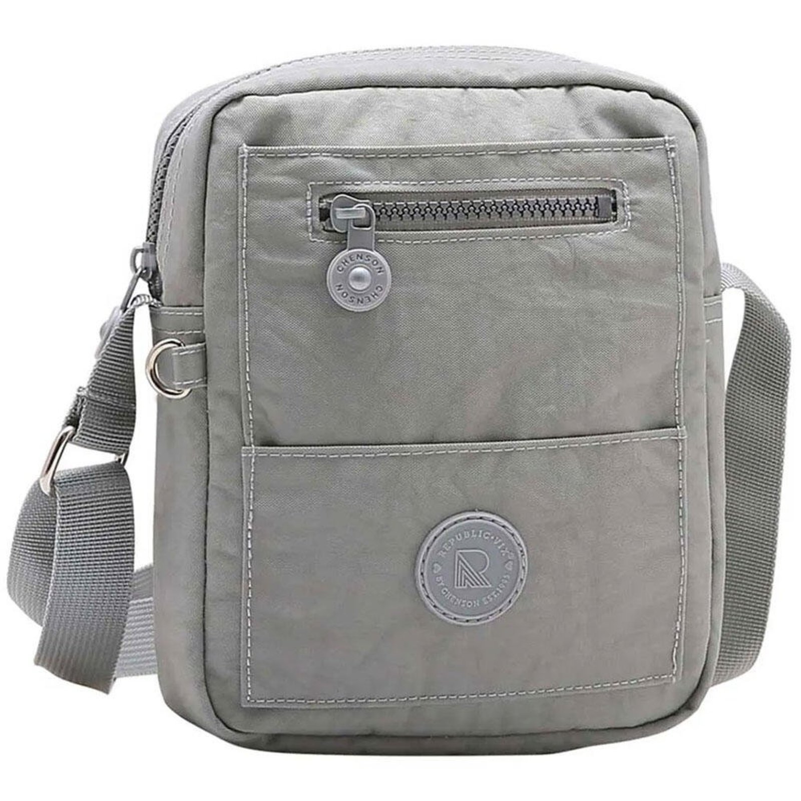 Bolsa Transversal Republic Vix Chenson Cg32238 1822238 Cinza