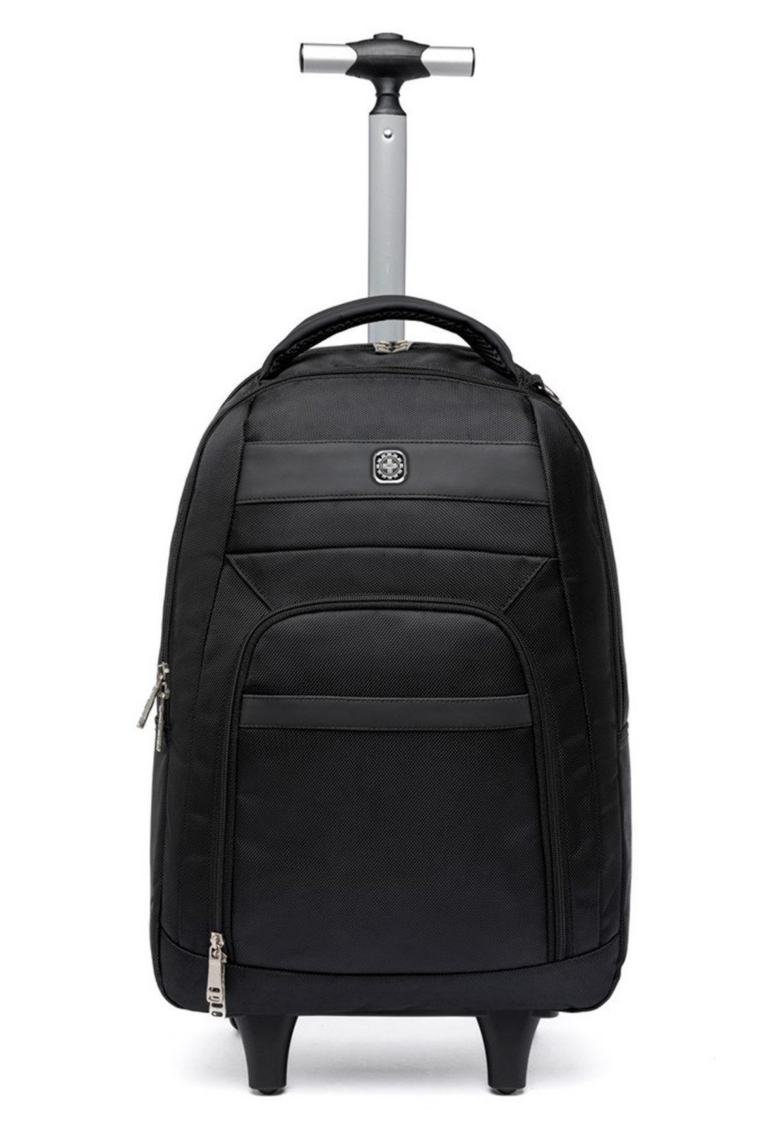 Mochila de Rodinhas Preta Executiva Reforçada Crossgear