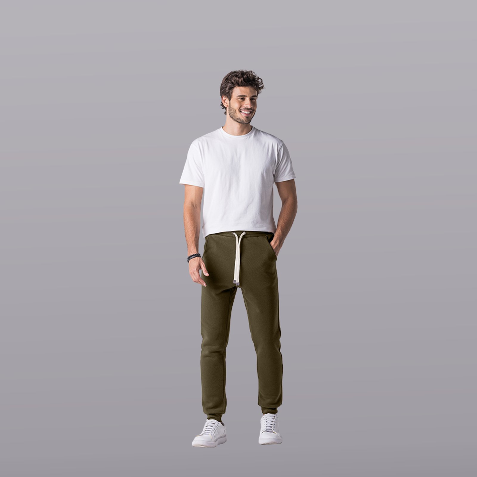 Calça Moletom Masculina Zune MILITAR