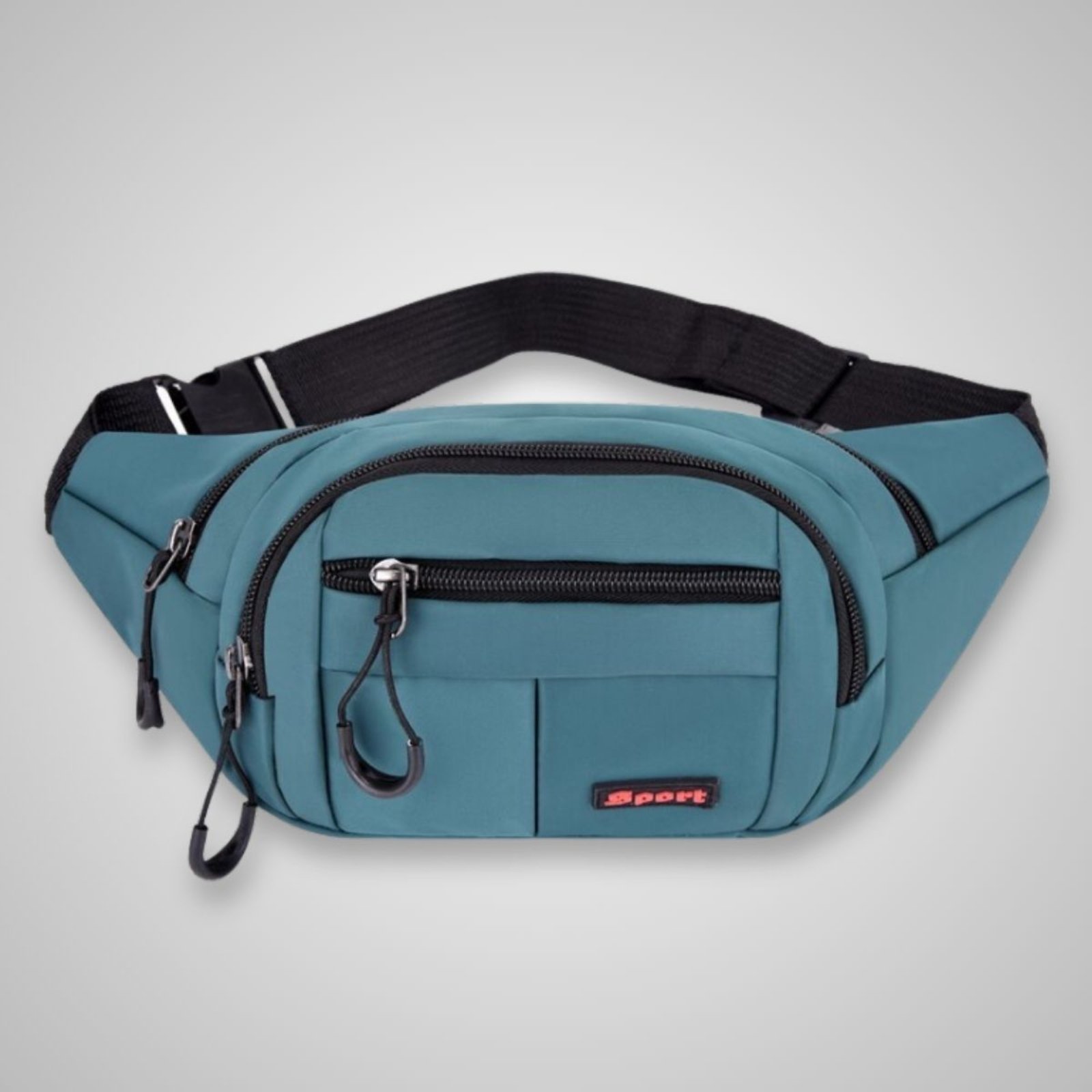 Pochete Masculina Bolsa de Cintura Shoulder Bag Impermeável Multiuso Star Shop Verde