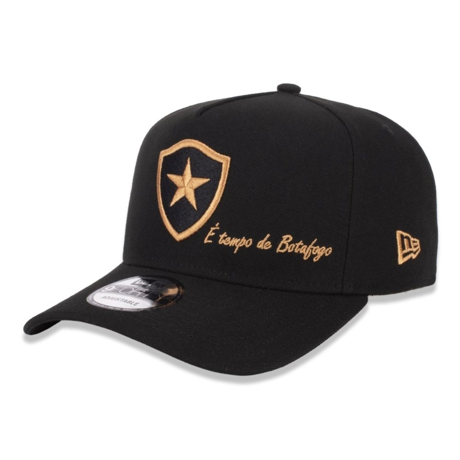 Bone New Era 9FORTY A-Frame Snapback Botafogo Preto
