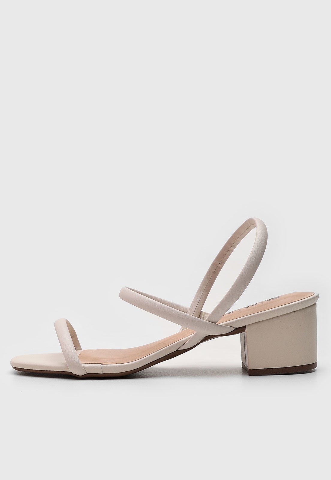 Sandália Via Uno Tira Off-White