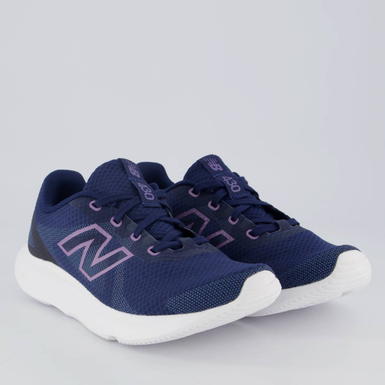 Vista 3 Tênis New Balance 430 V4 Feminino Marinho azul marinho New Balance azul marinho