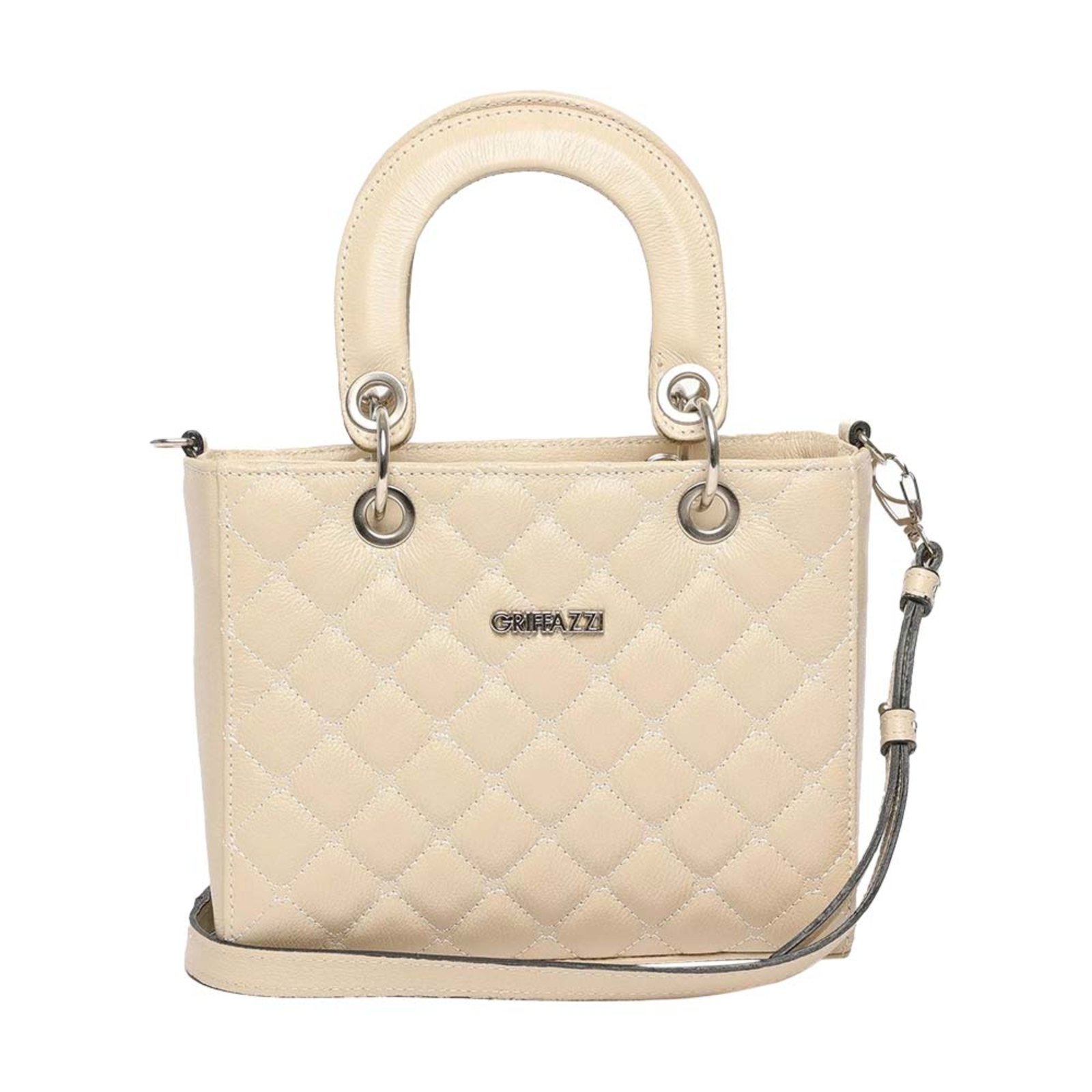 Bolsa de Couro Griffazzi Marfim