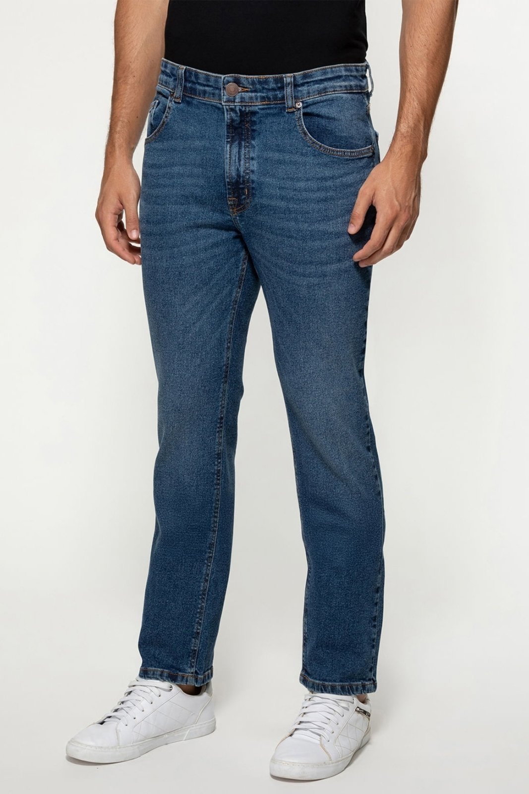 Calça Jeans Guess Slim Straight Azul