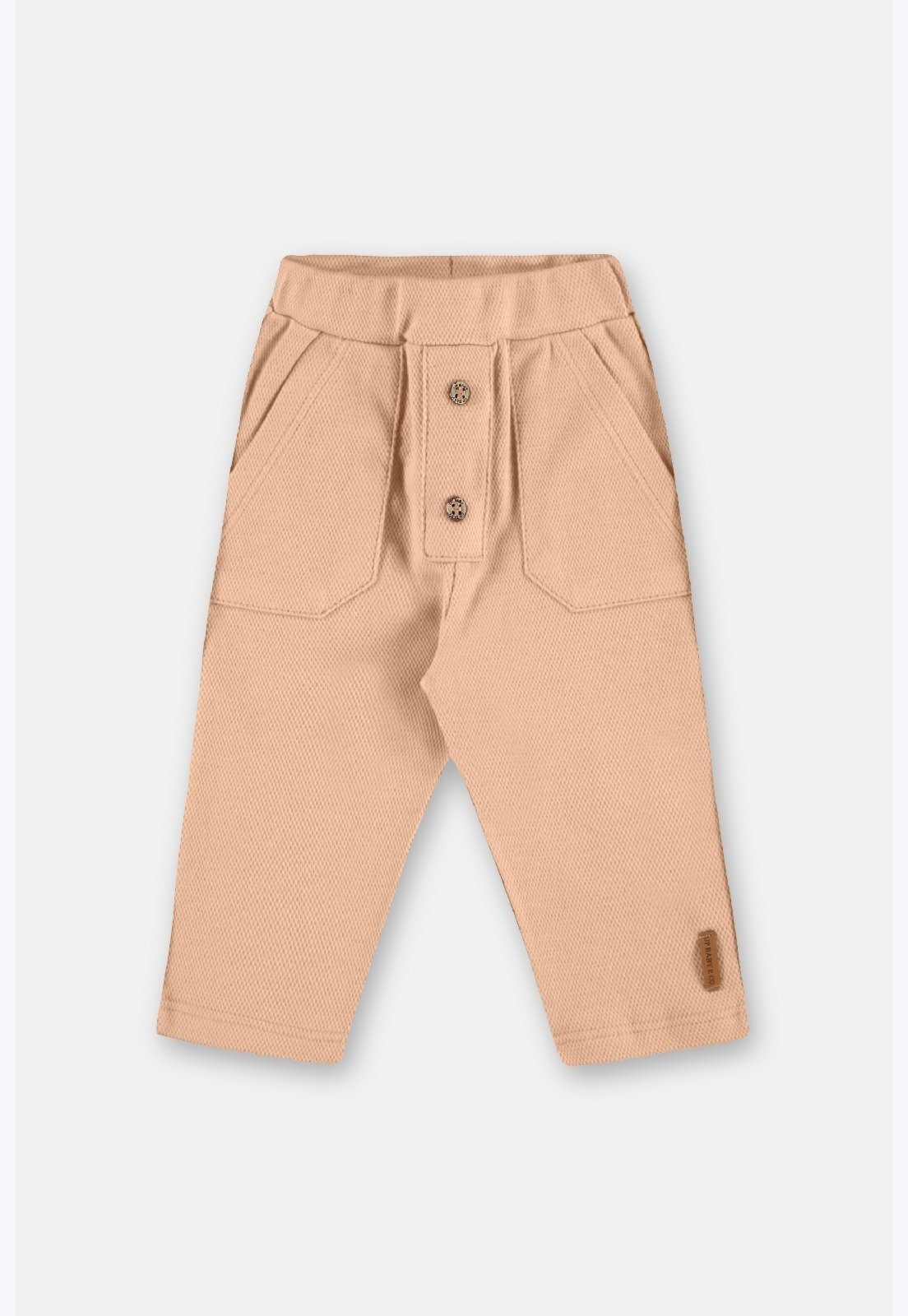 Infantil - Calça Malha Alfaiataria Up Baby Bege