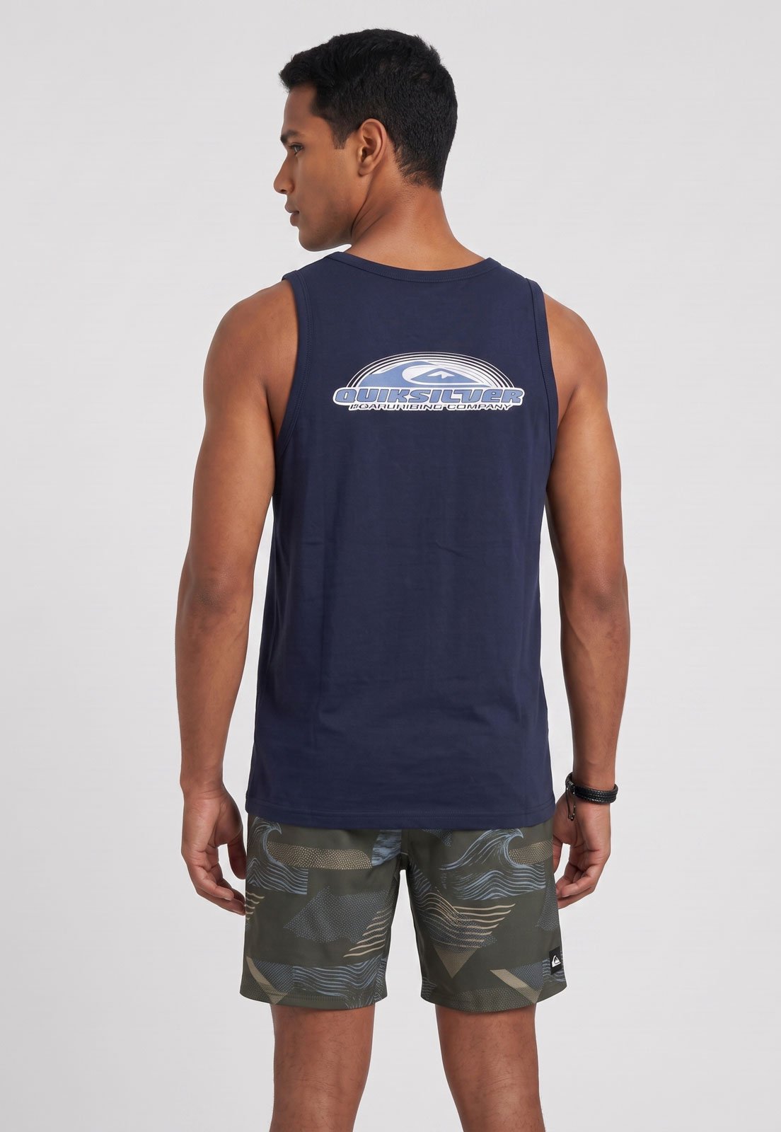Regata Masculina Quiksilver Fade Spectrum Azul