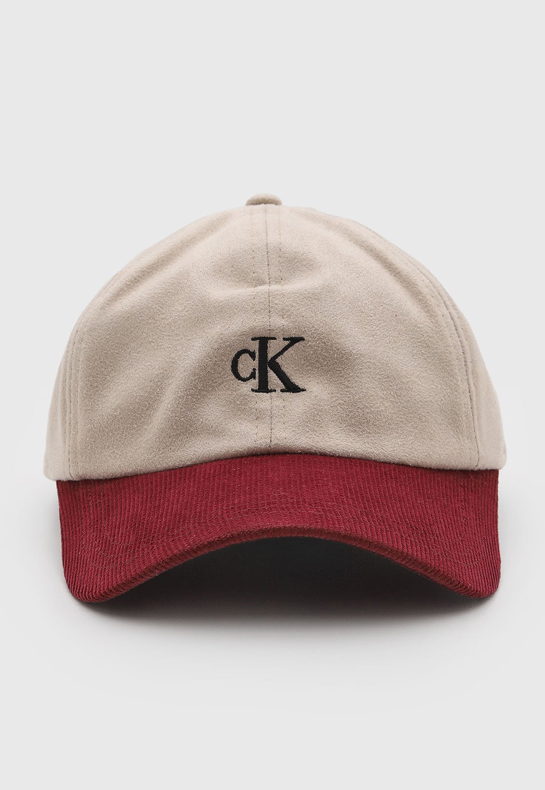 Boné Calvin Klein Aba Curva Logo Bege