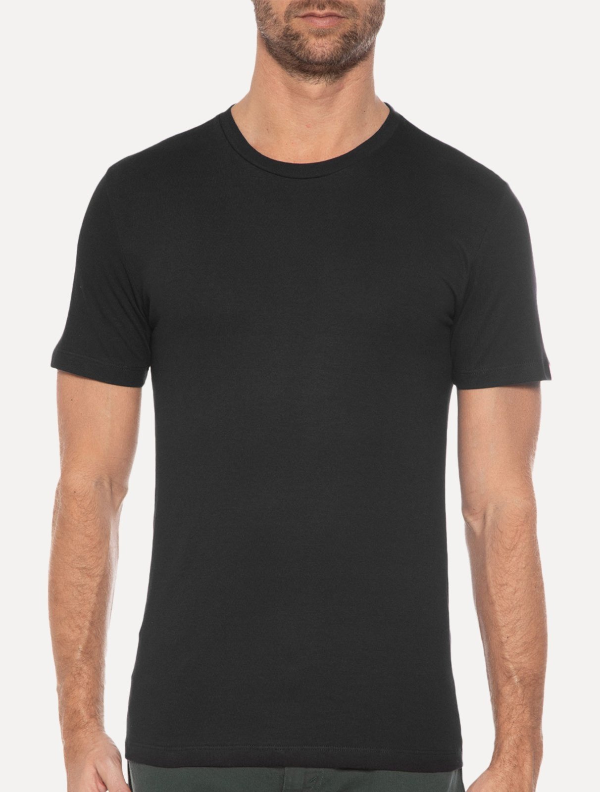 Camiseta Levis Masculina Lisa Preta