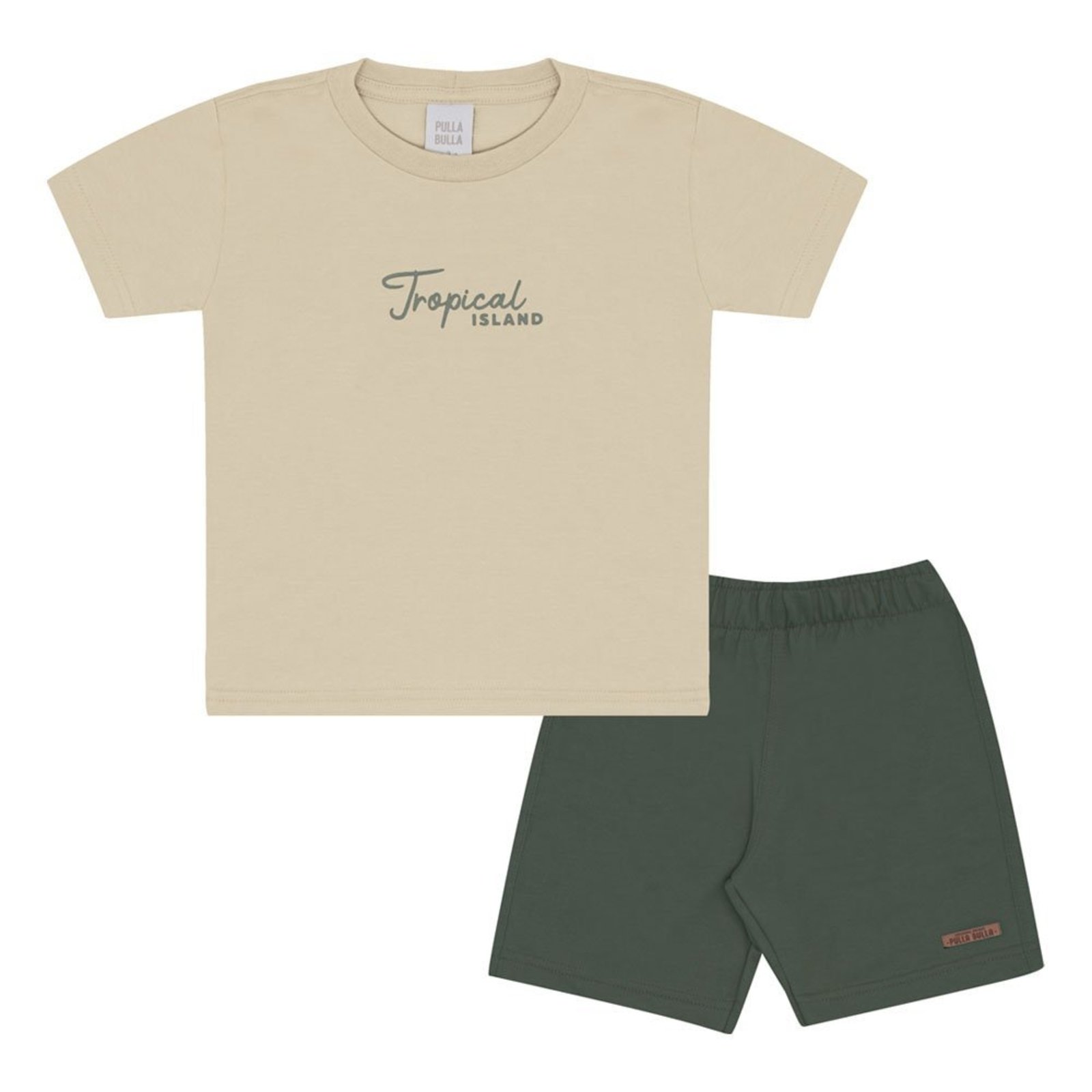 Infantil - Conjunto Primeiros Passos Menino - Bege - 52269-1225