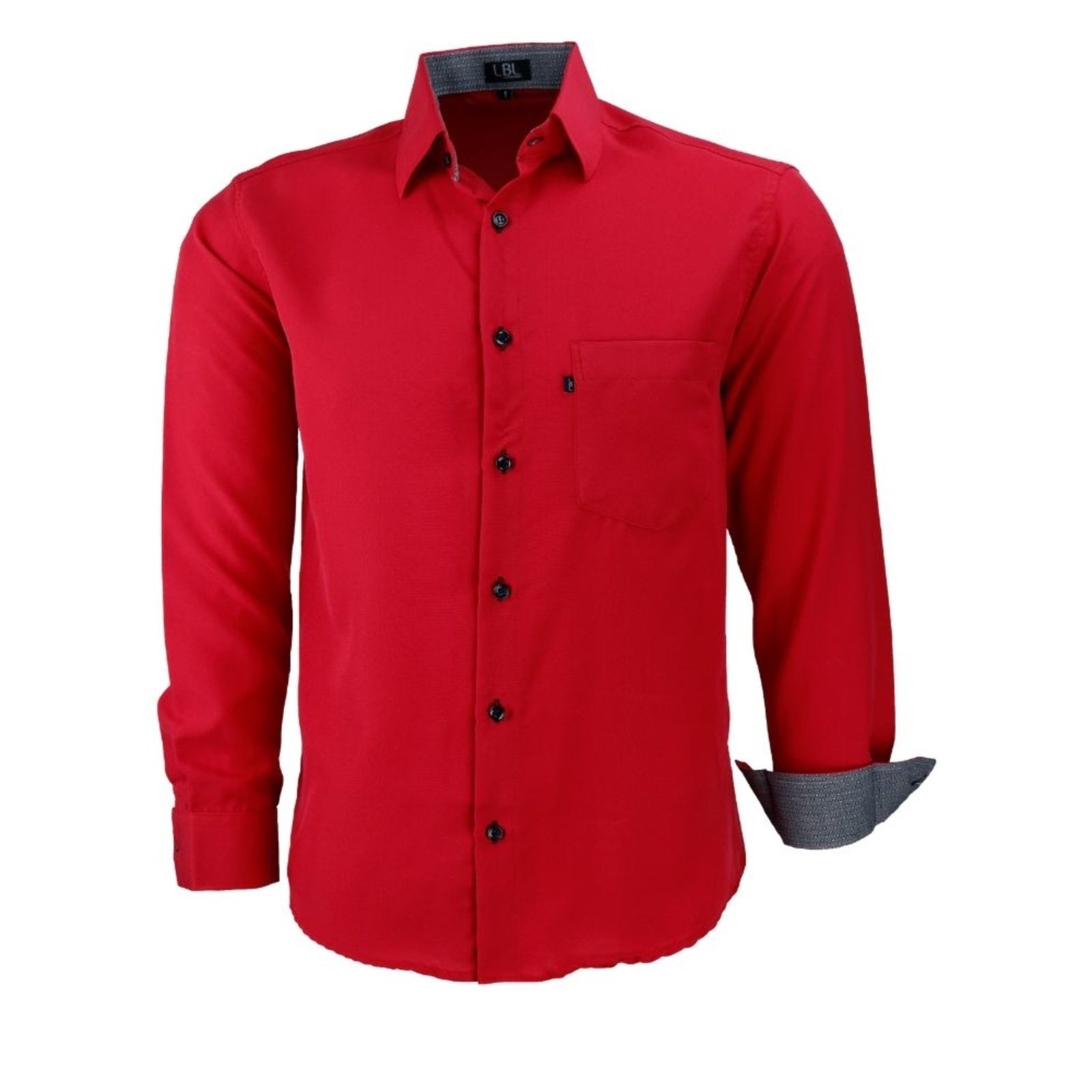 Camisa Manga Longa Classica Original Amil microleve Anakin vermelho