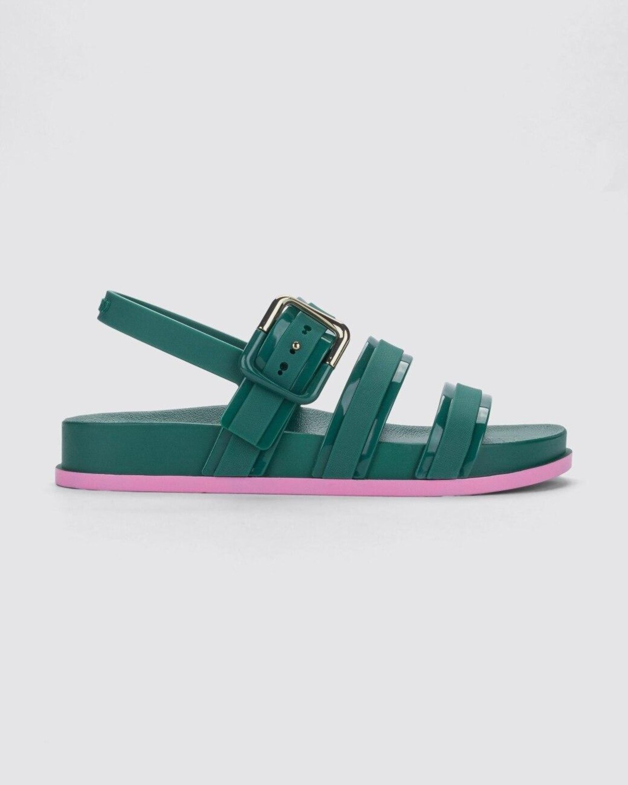 Vista 3 Sandália Feminina Zaxy Belt verde Zaxy verde