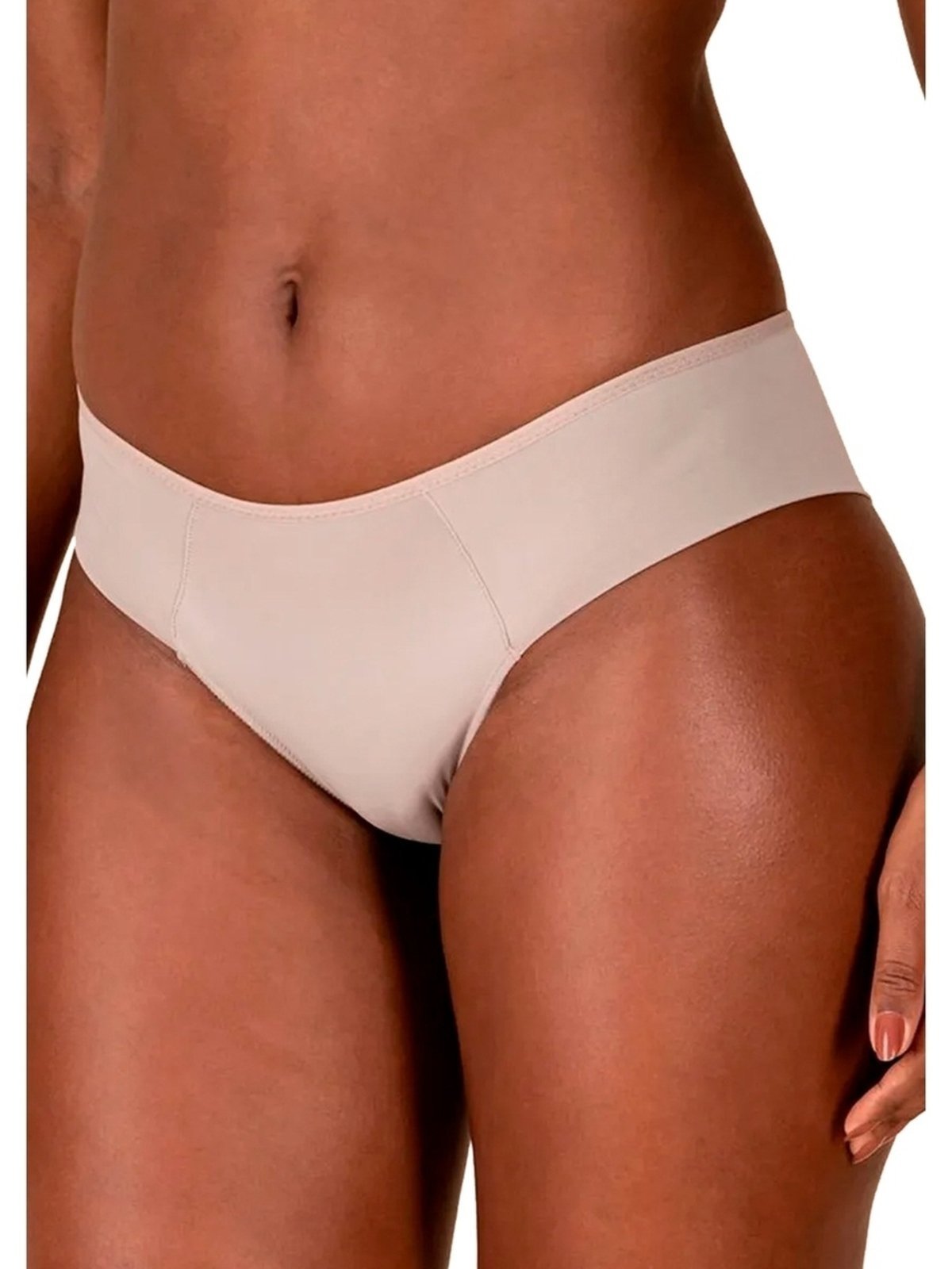 Vista 3 Kit com 3 Calcinhas Biquíni Liz 50391 bege Liz bege