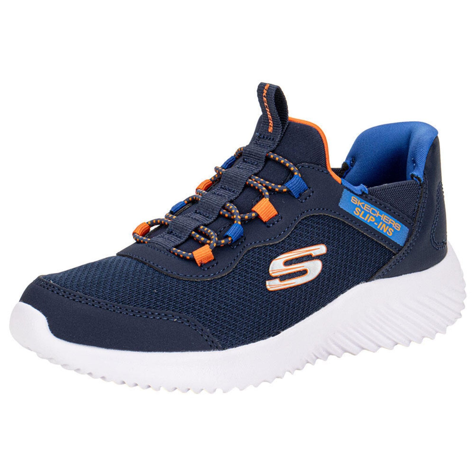 Infantil – Tênis Bounder – Brisk-Burst Skechers 403822L 5673822 Azul
