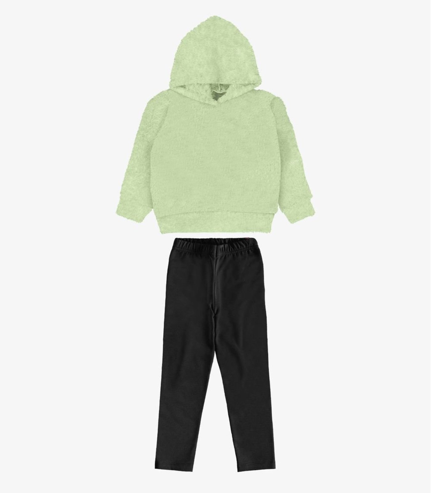 Infantil - Conjunto Blusão Com Legging Menina Rovi Verde