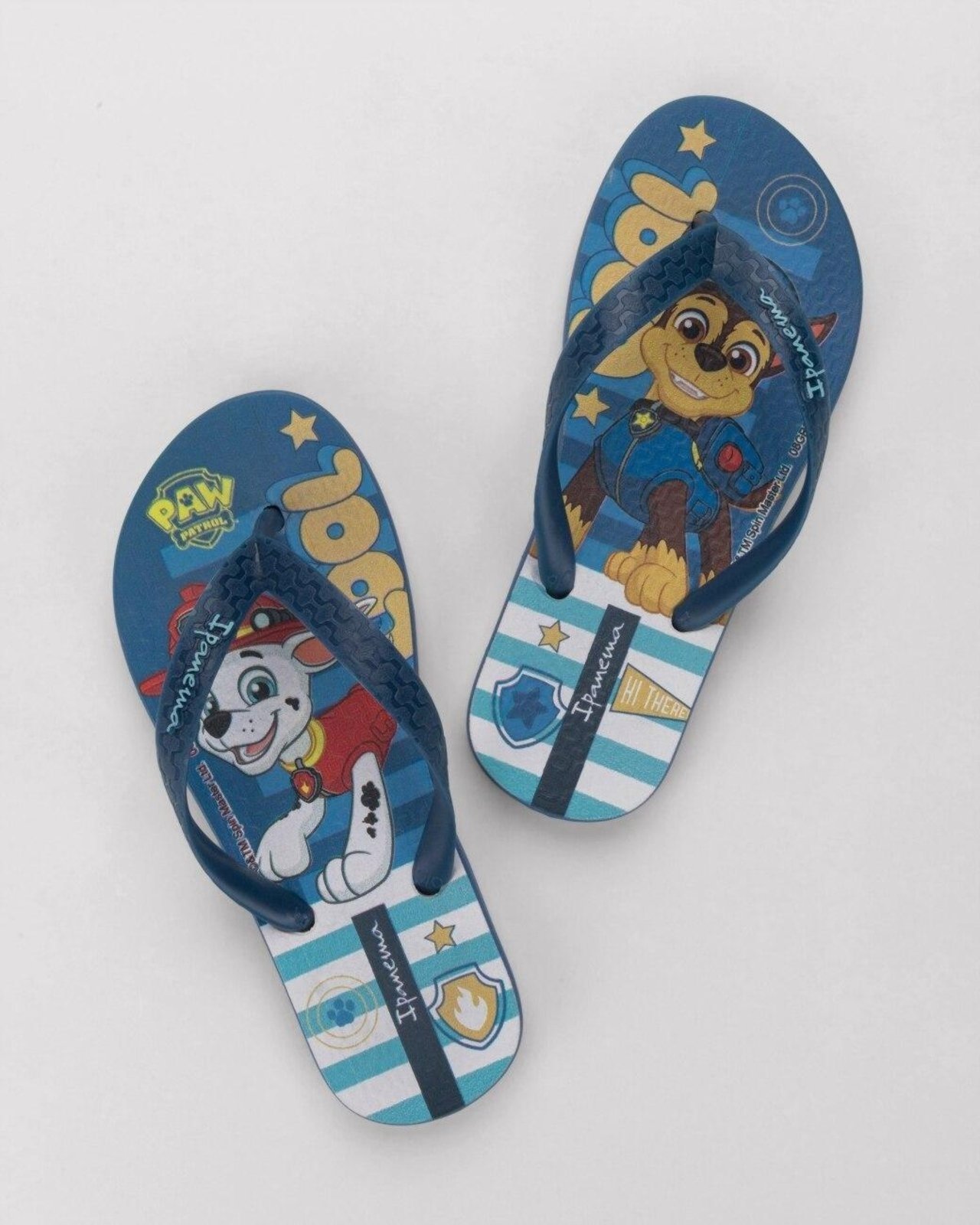 Vista 3 Infantil - Chinelo de Dedo Ipanema Patrulha Canina azul Ipanema azul