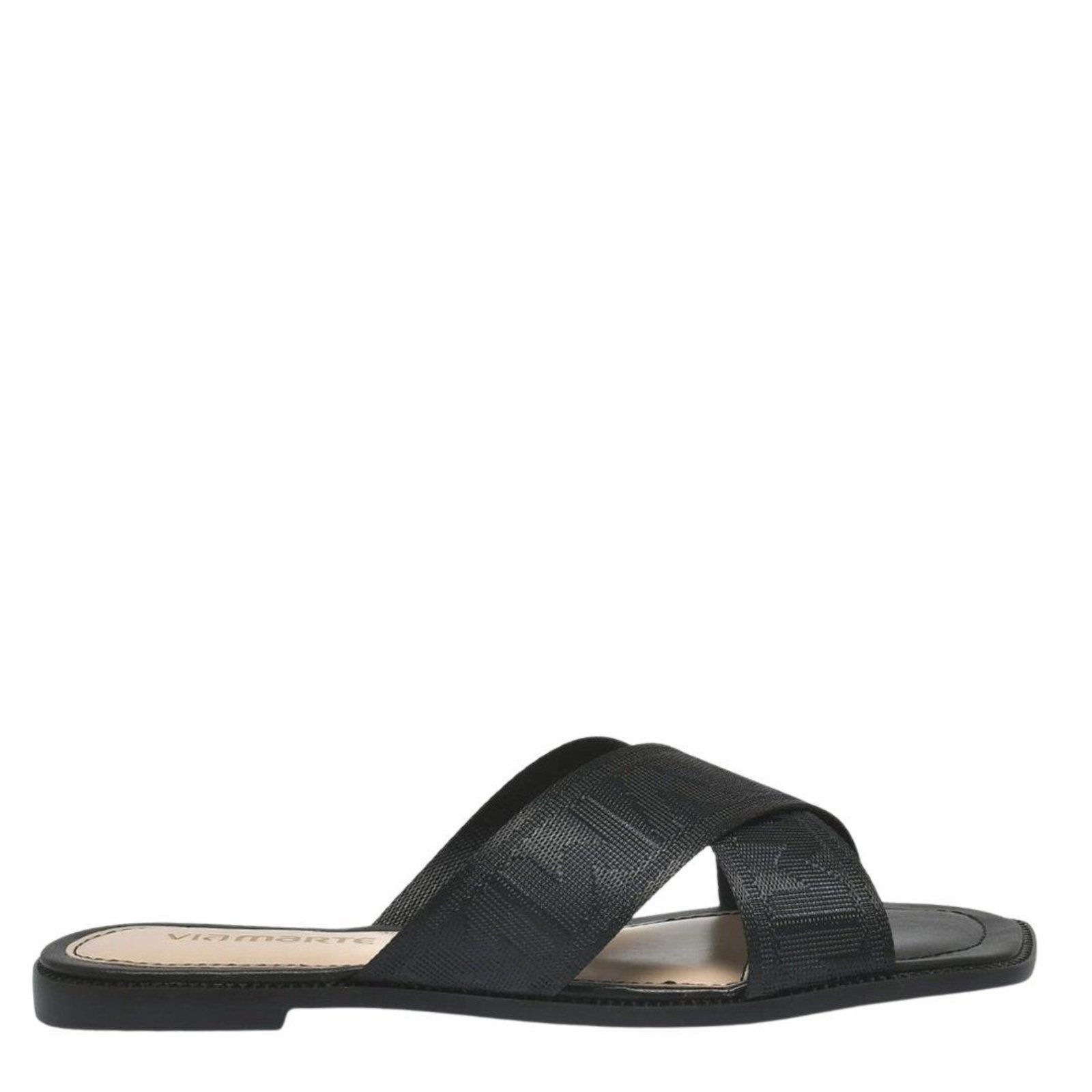 Rasteirinha Via Marte Feminino 292-003 Preto Incolor