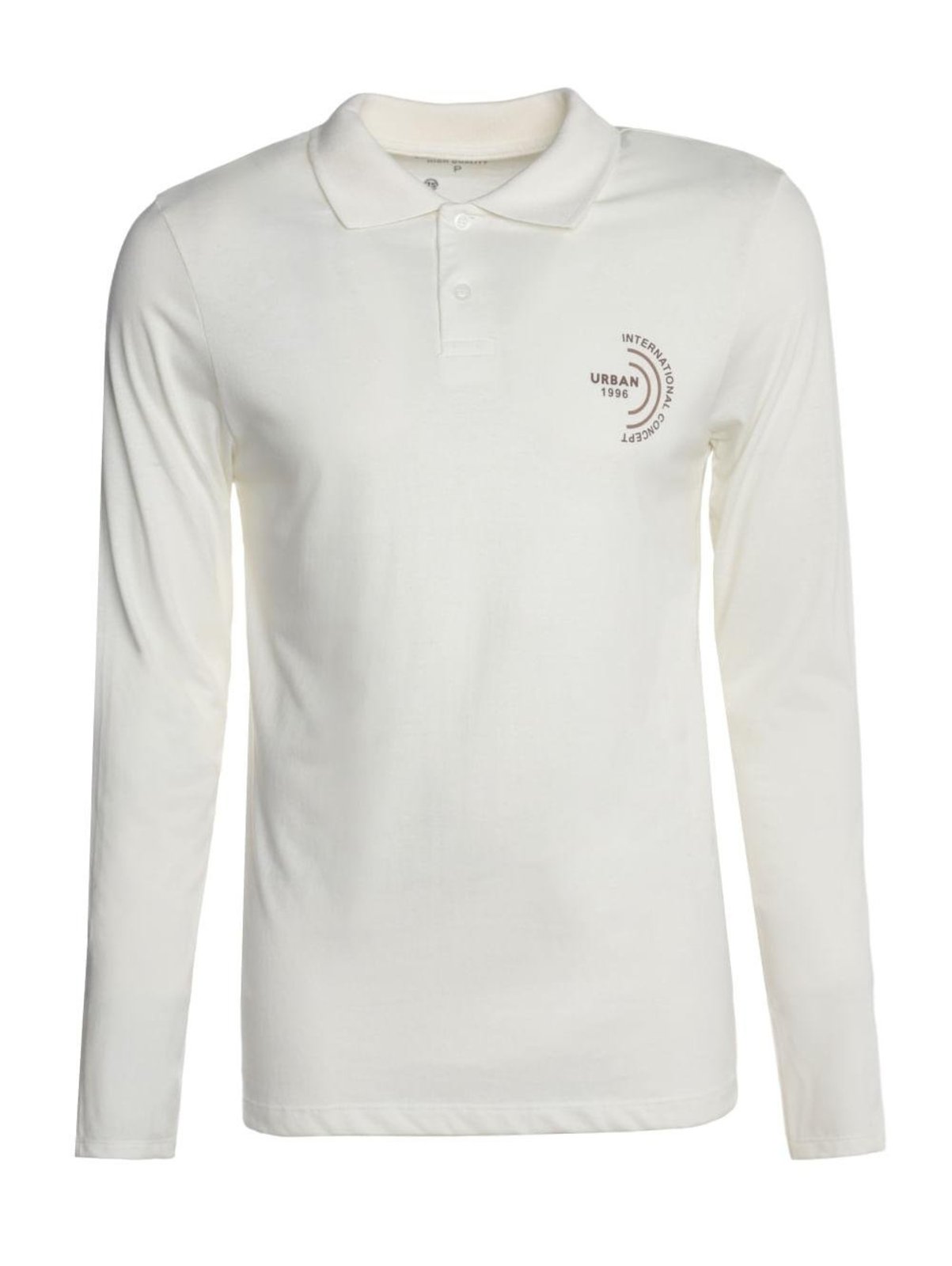 Polo Manga Longa Masculina OFF WHITE