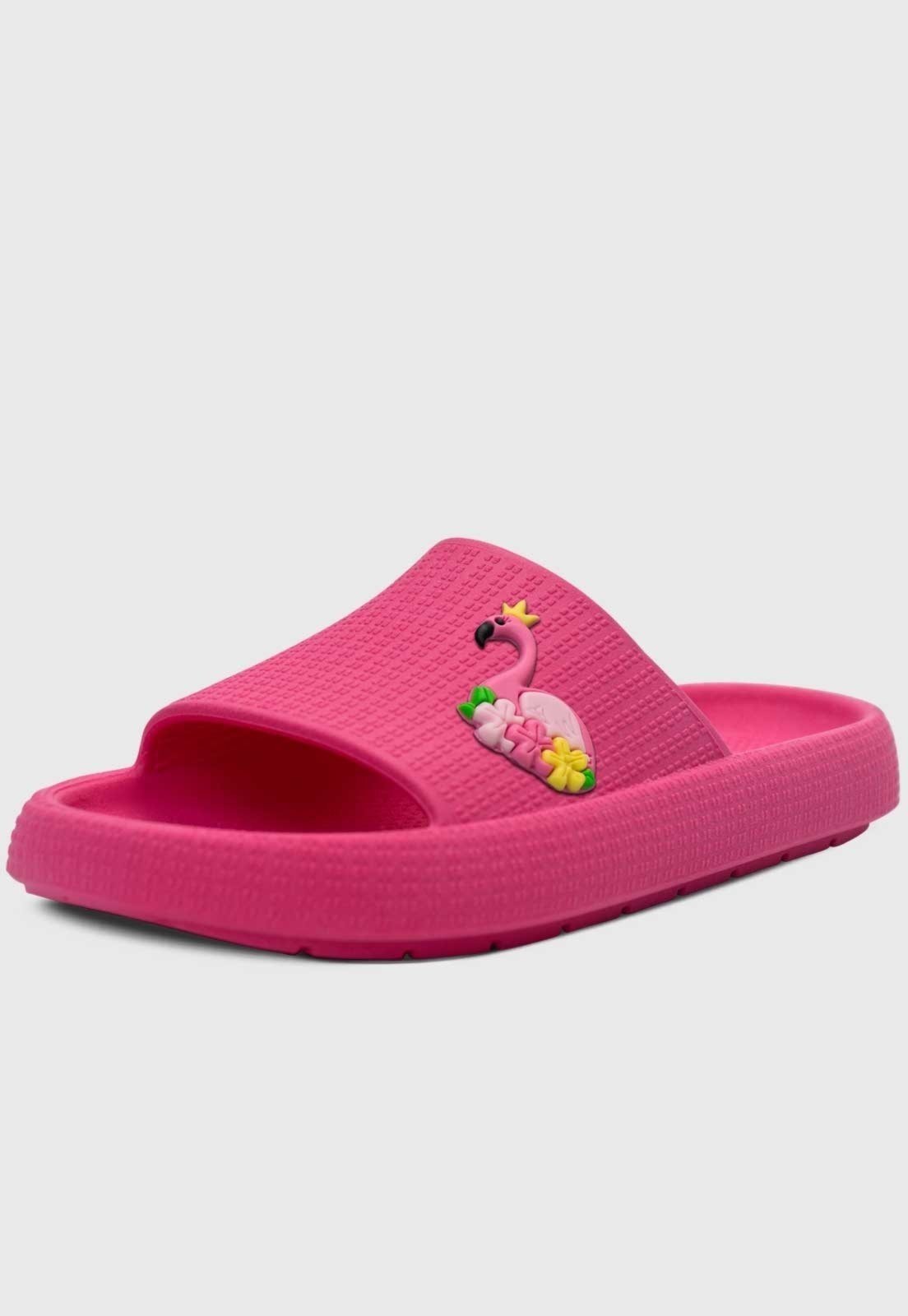 Infantil – Chinelo Nuvem Popidi Menina Flamingo Pink