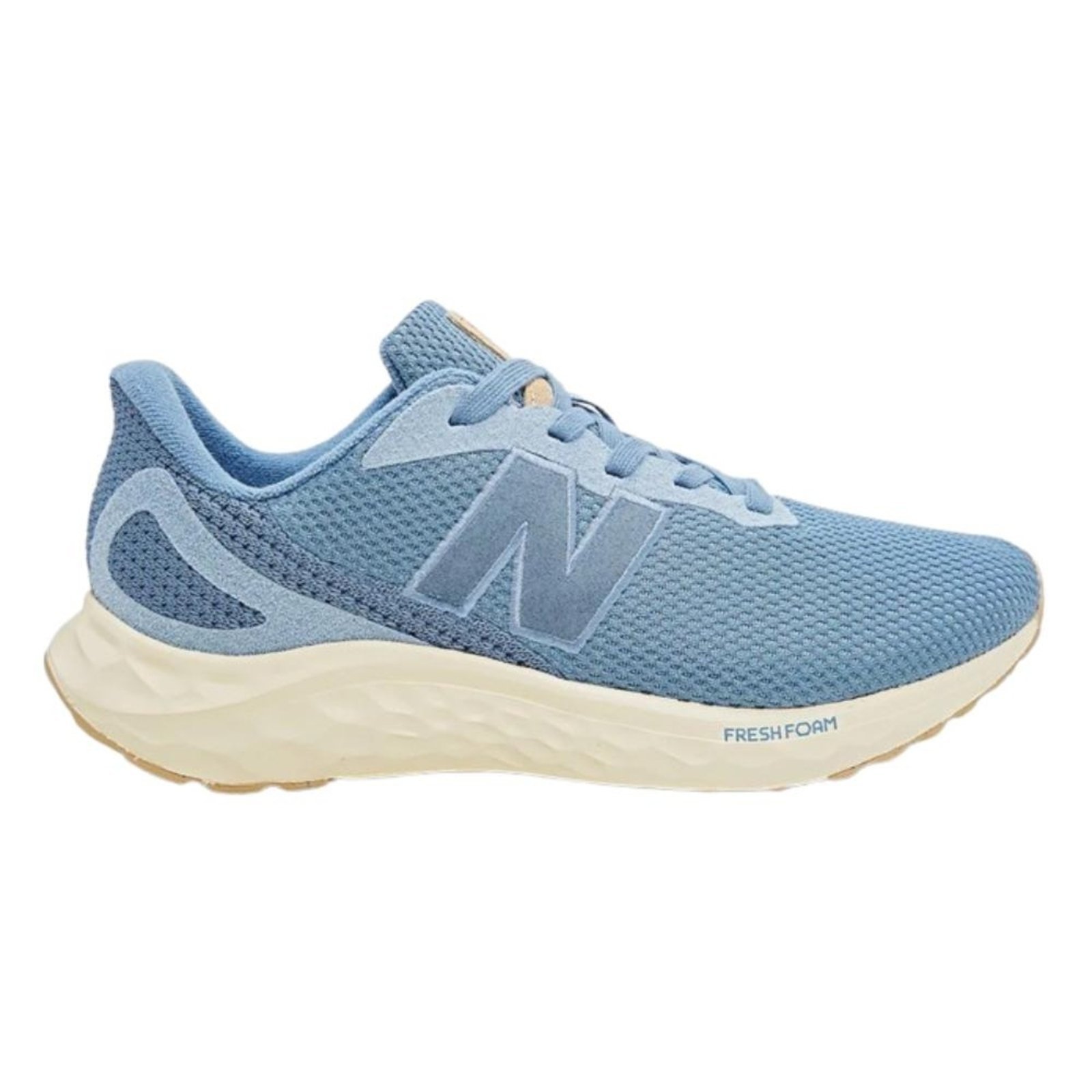 Vista 2 Tênis New Balance Fresh Foam Arishi V4 Feminino - Cinza/natural cinza natural New Balance cinza natural
