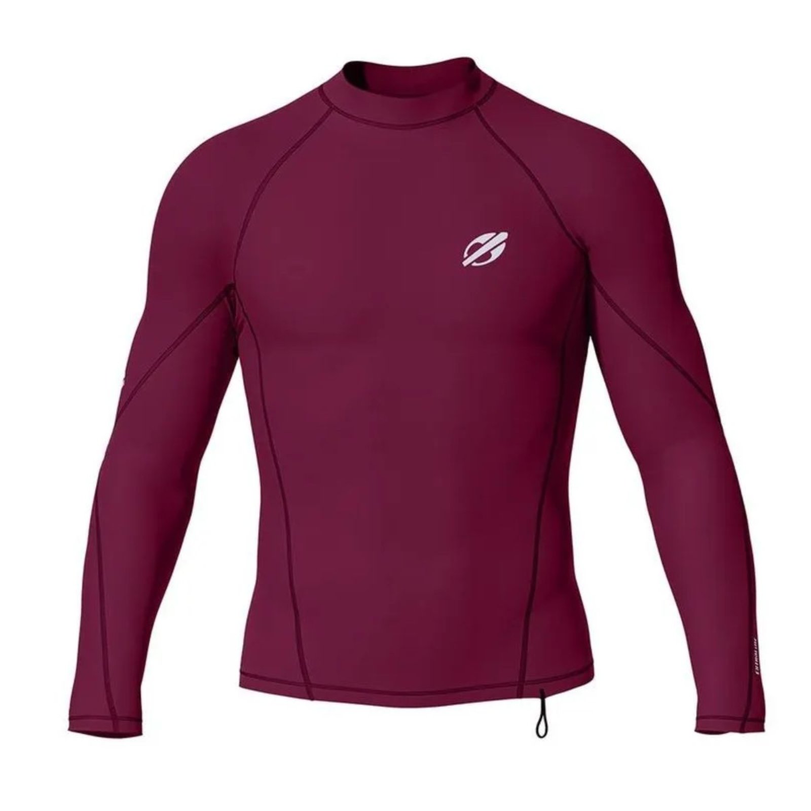 Camiseta Manga Longa Masculino Extraline Surf Mormaii Bordô