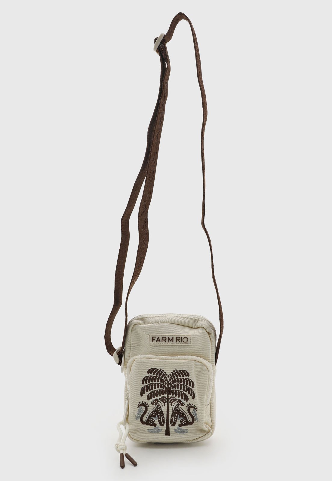 Bolsa Feminina FARM Da Gema Coletânea Trop Off-White