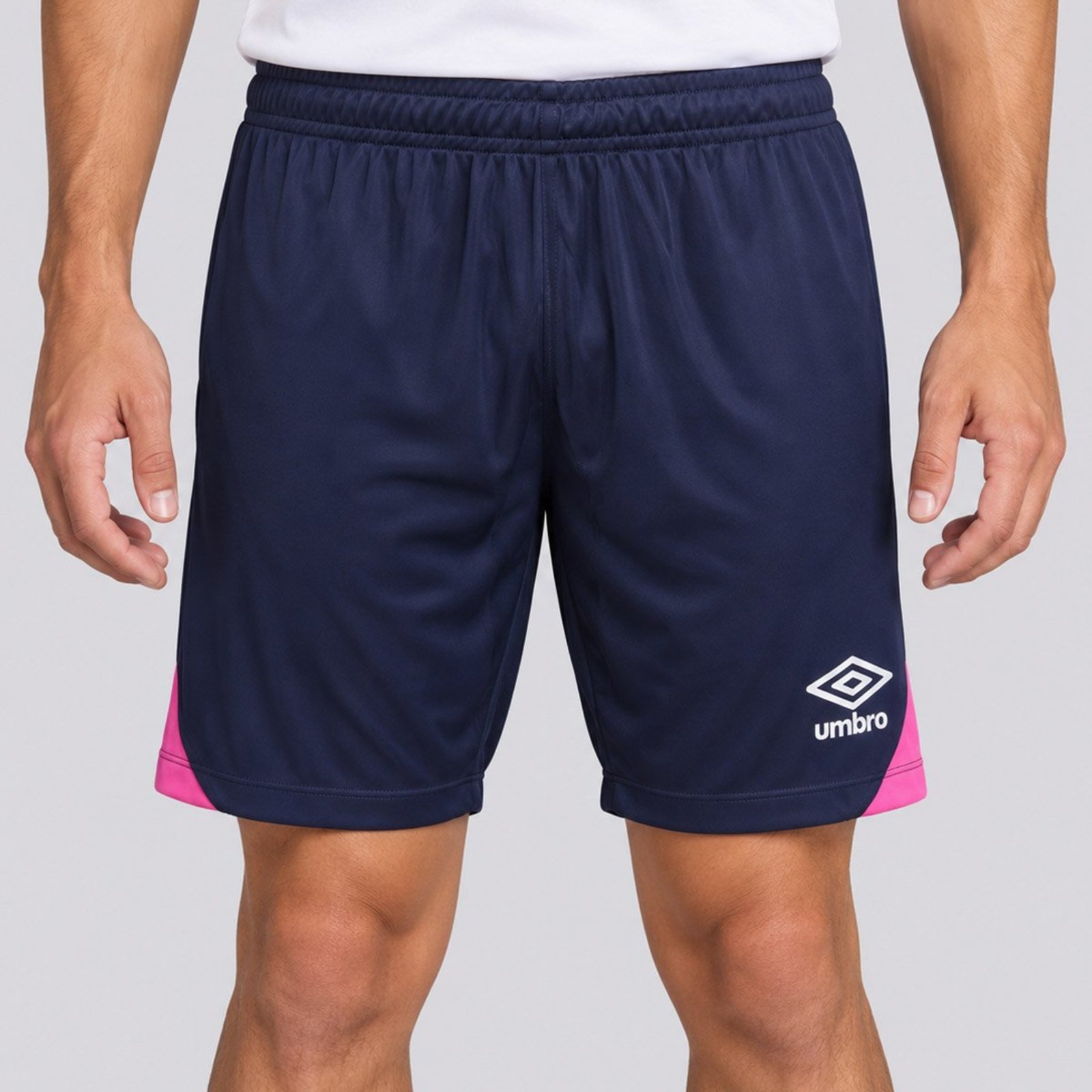 Calção Umbro Adamant II Marinho e Rosa