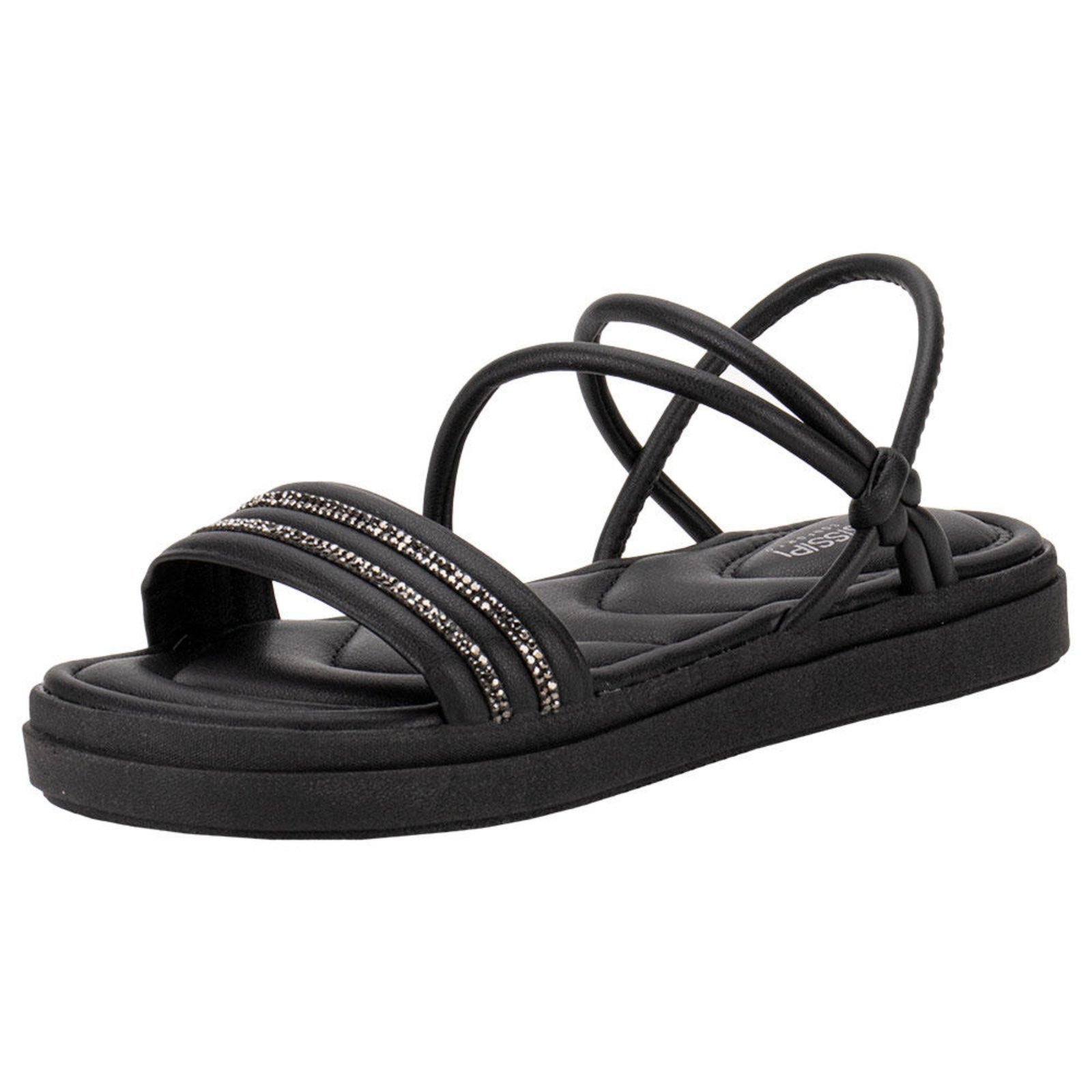 Sandália Feminina Flat Mississipi Mc572 0645722 Preto