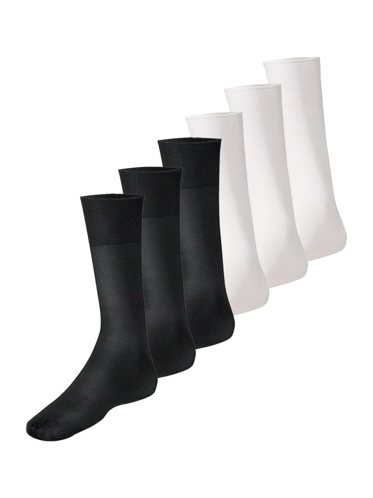 Kit com 6 Pares de Meias Social Meianyl 6002-001