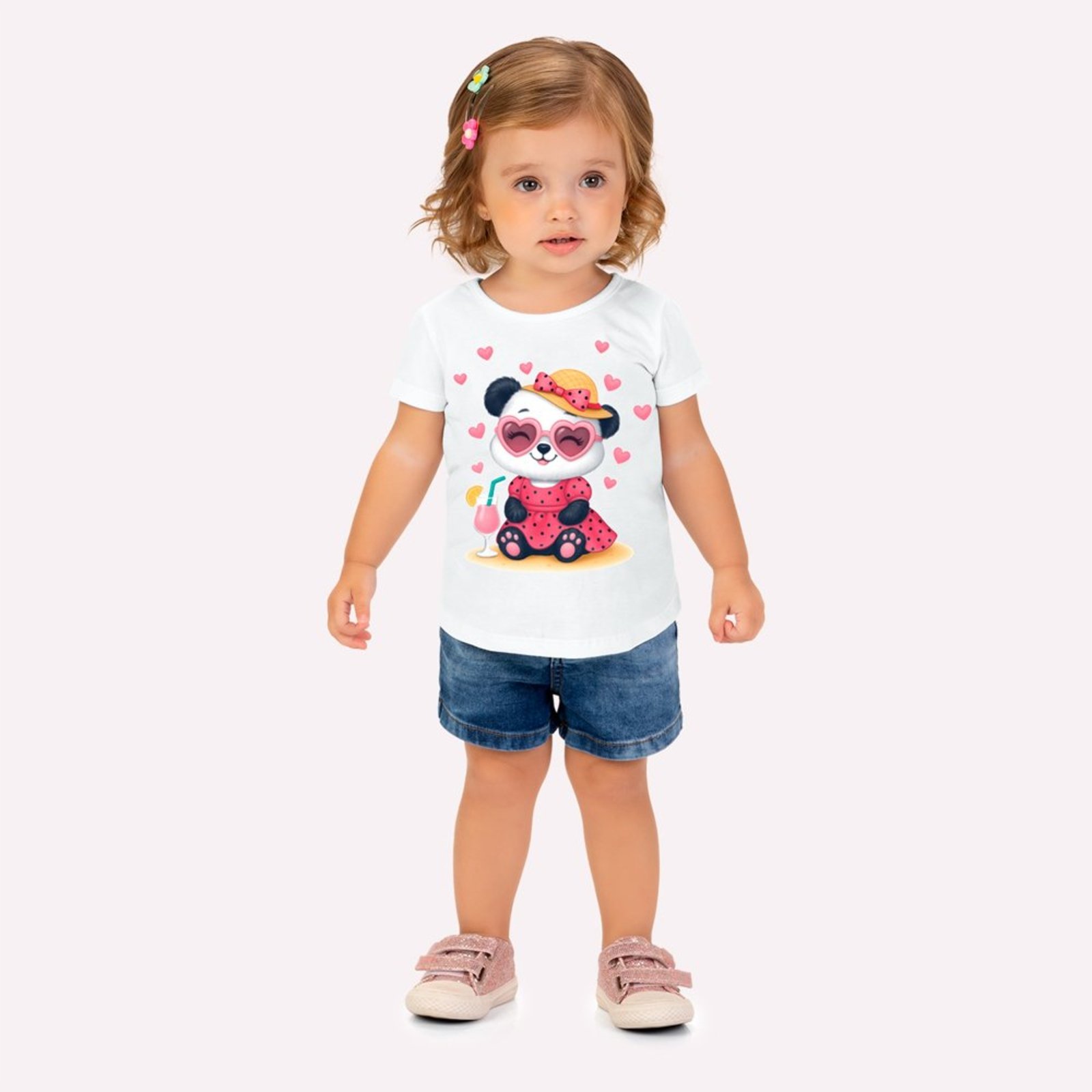 Infantil - Blusa Menina Pandinha Kyly