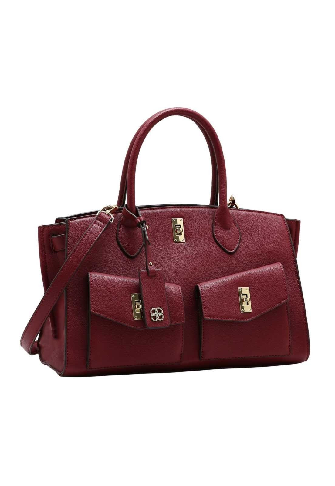 Bolsa Feminina Chenson Mão Utilitario Chic 3485840 Vinho