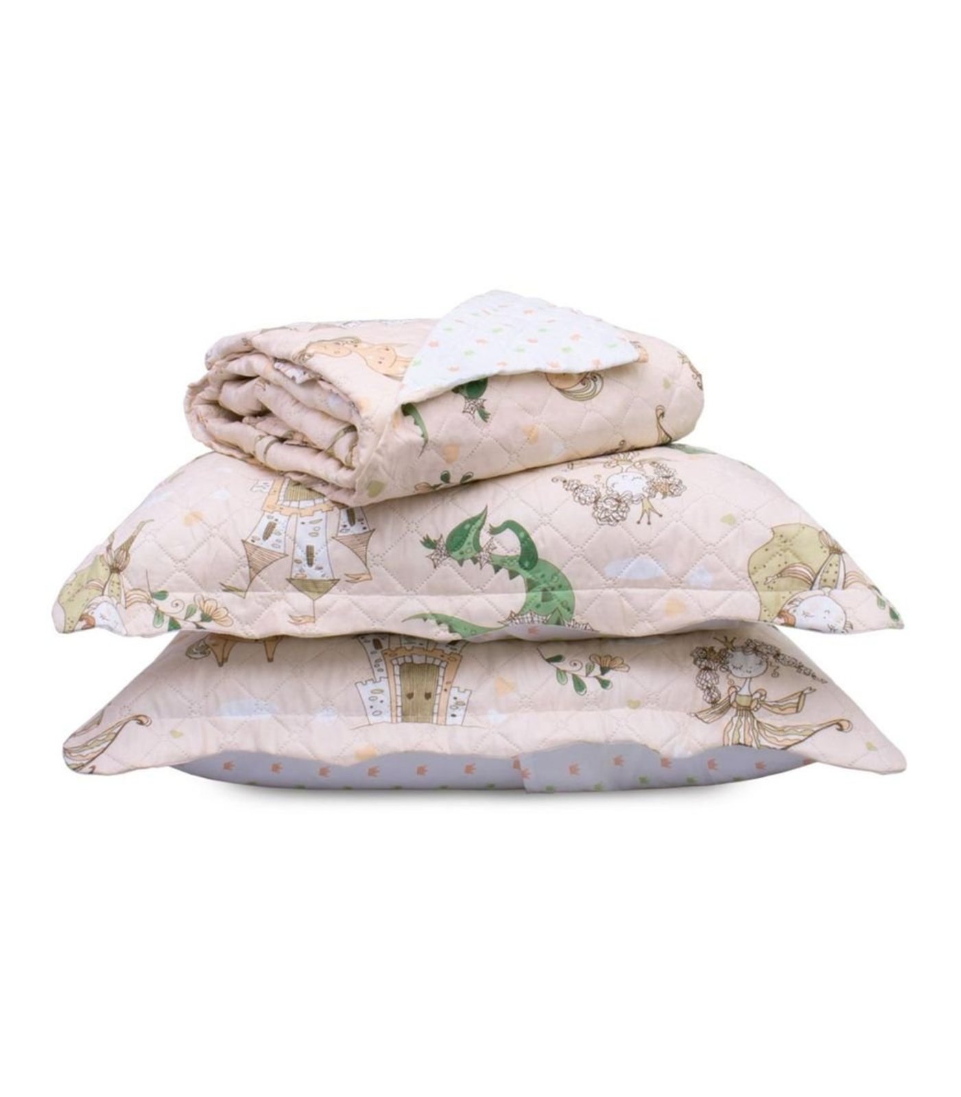 Kit Cobre Leito Casual Casal Appel Rosa
